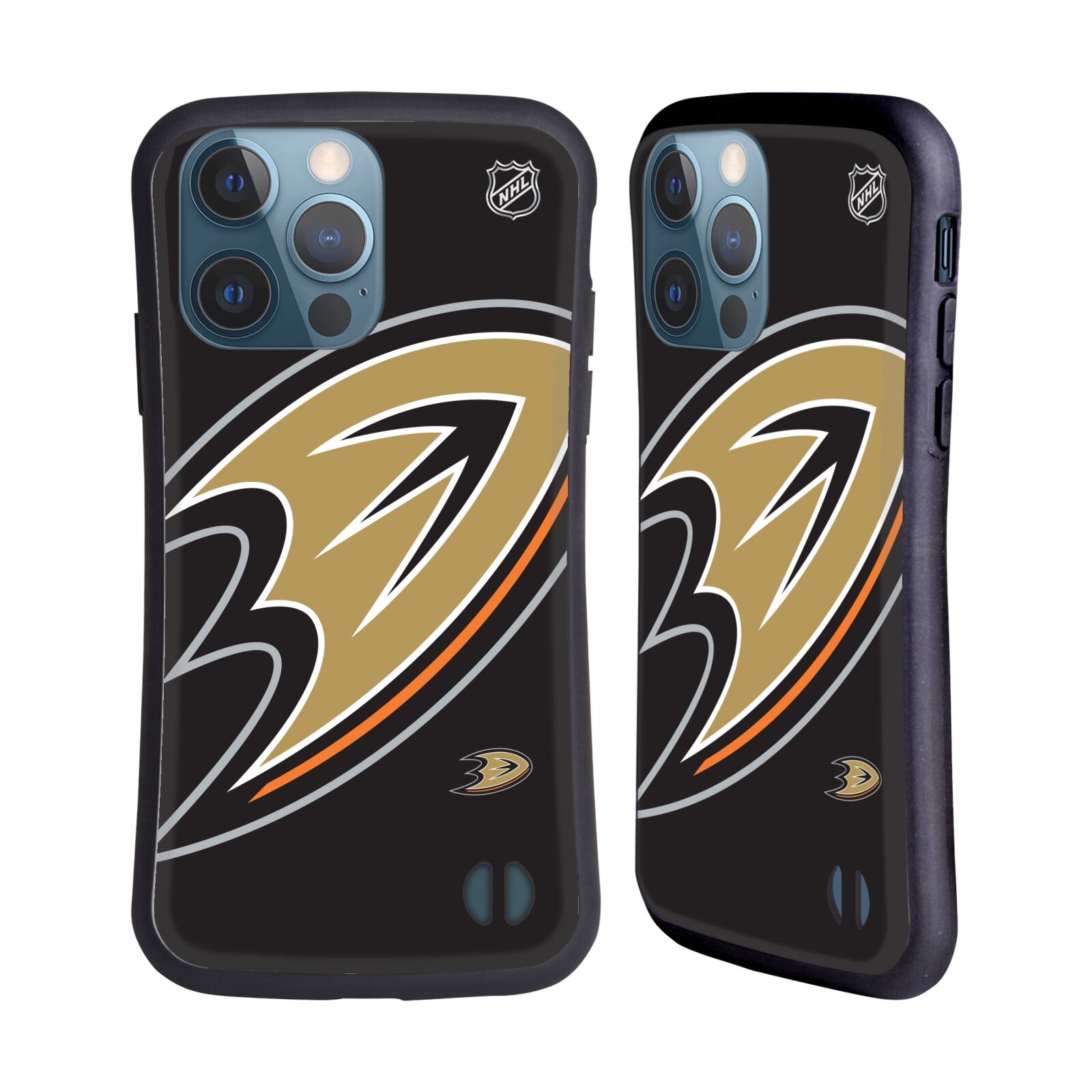 Obal na mobil Apple iPhone 13 PRO - HEAD CASE - NHL - Anaheim Ducks - velké logo