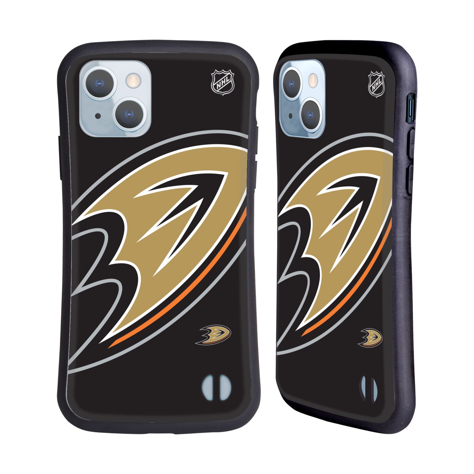 Obal na mobil Apple iPhone 14 - HEAD CASE - NHL - Anaheim Ducks - velké logo