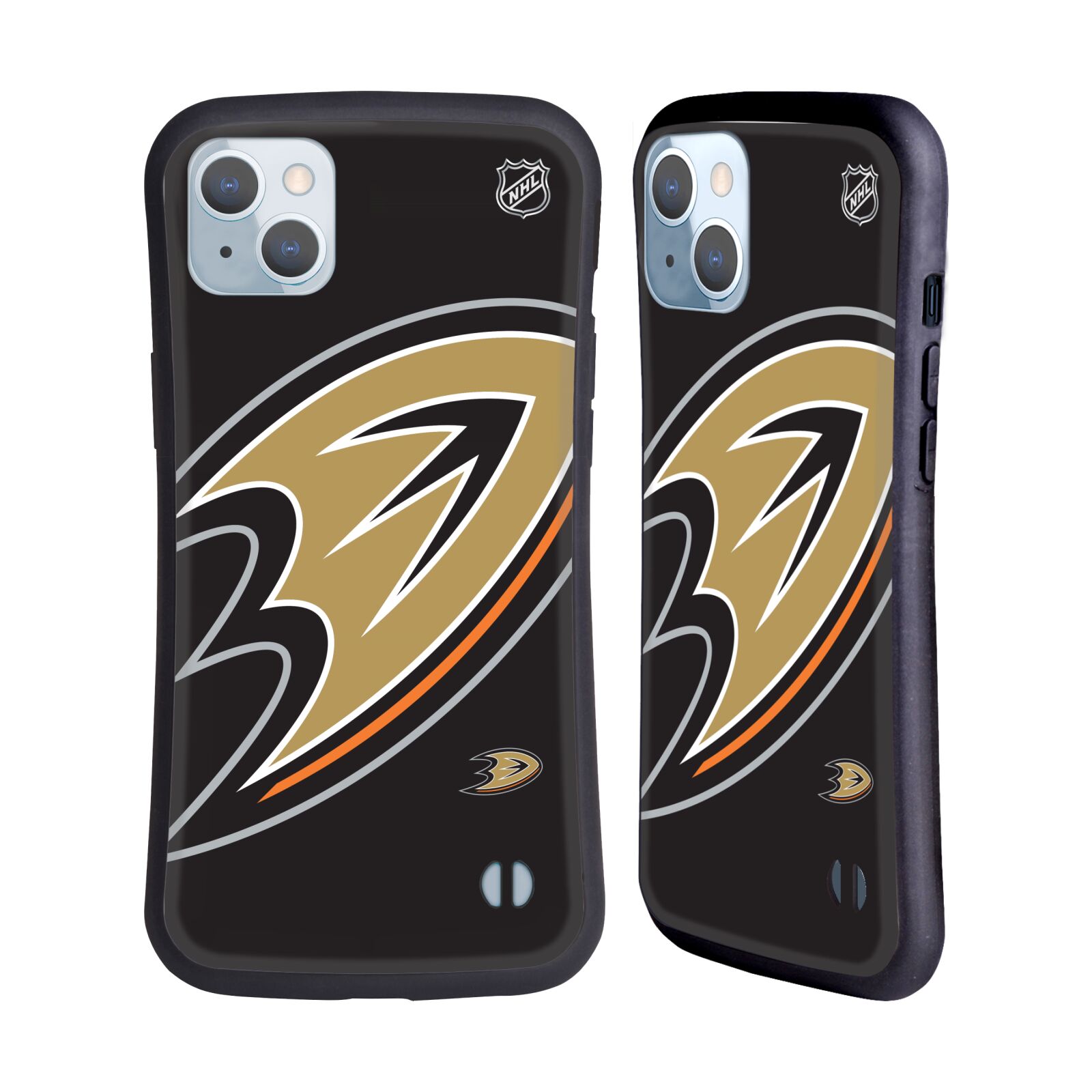Obal na mobil Apple iPhone 14 PLUS - HEAD CASE - NHL - Anaheim Ducks - velké logo