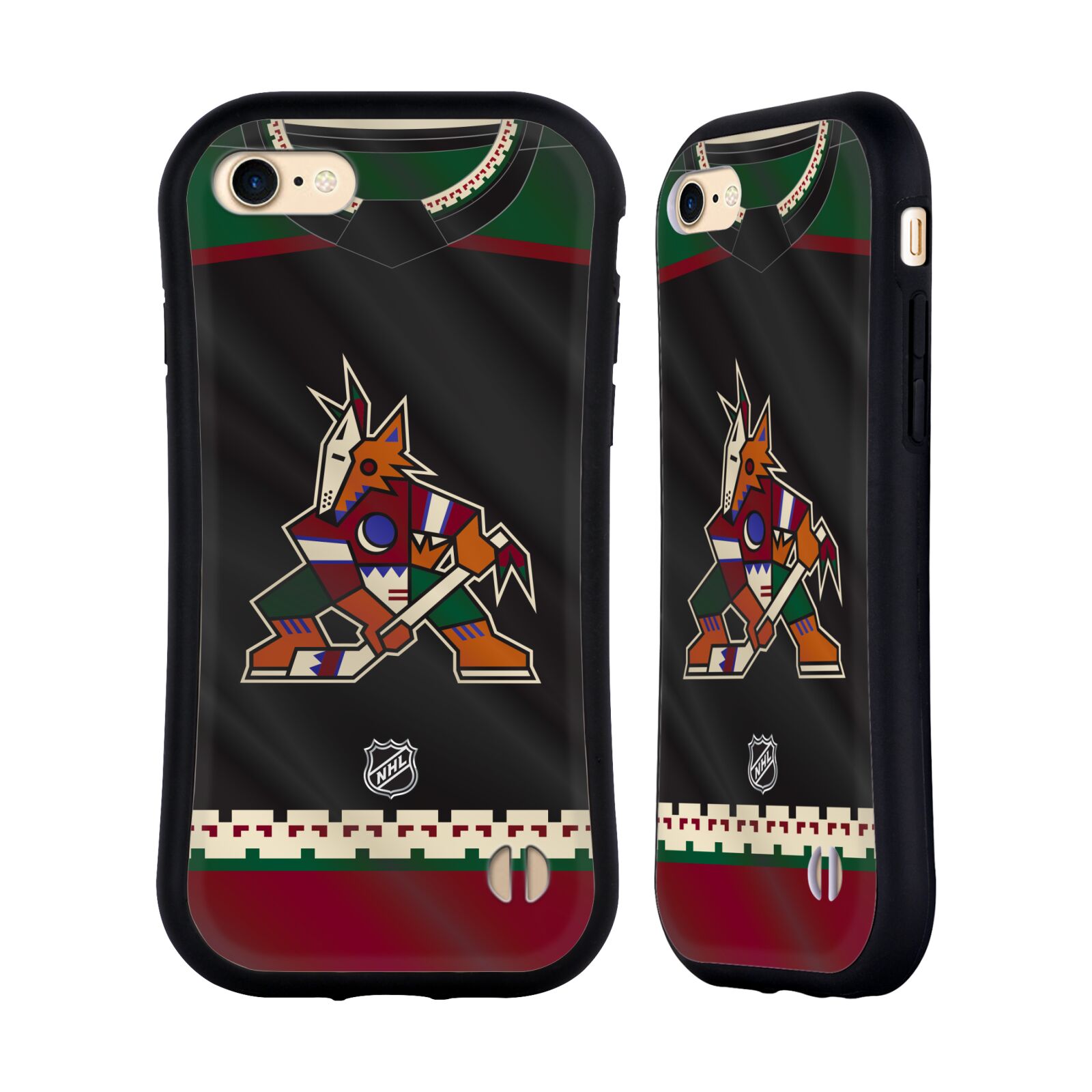 Obal na mobil Apple iPhone 7/8, SE 2020 - HEAD CASE - NHL - Arizona Coyotes znak na dresu