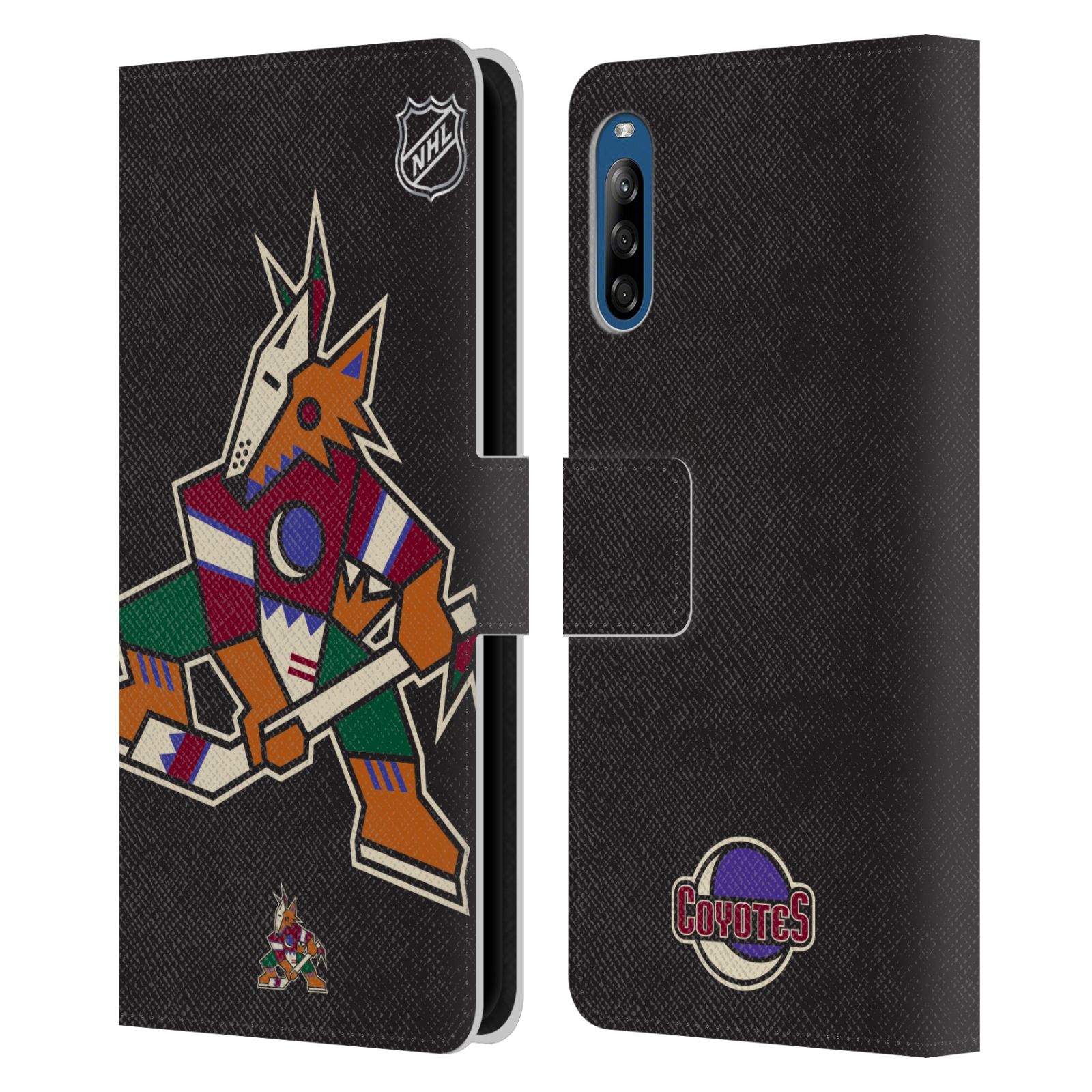 Pouzdro pro mobil Sony Xperia L4 - HEAD CASE - NHL - Arizona Coyotes - Velký znak