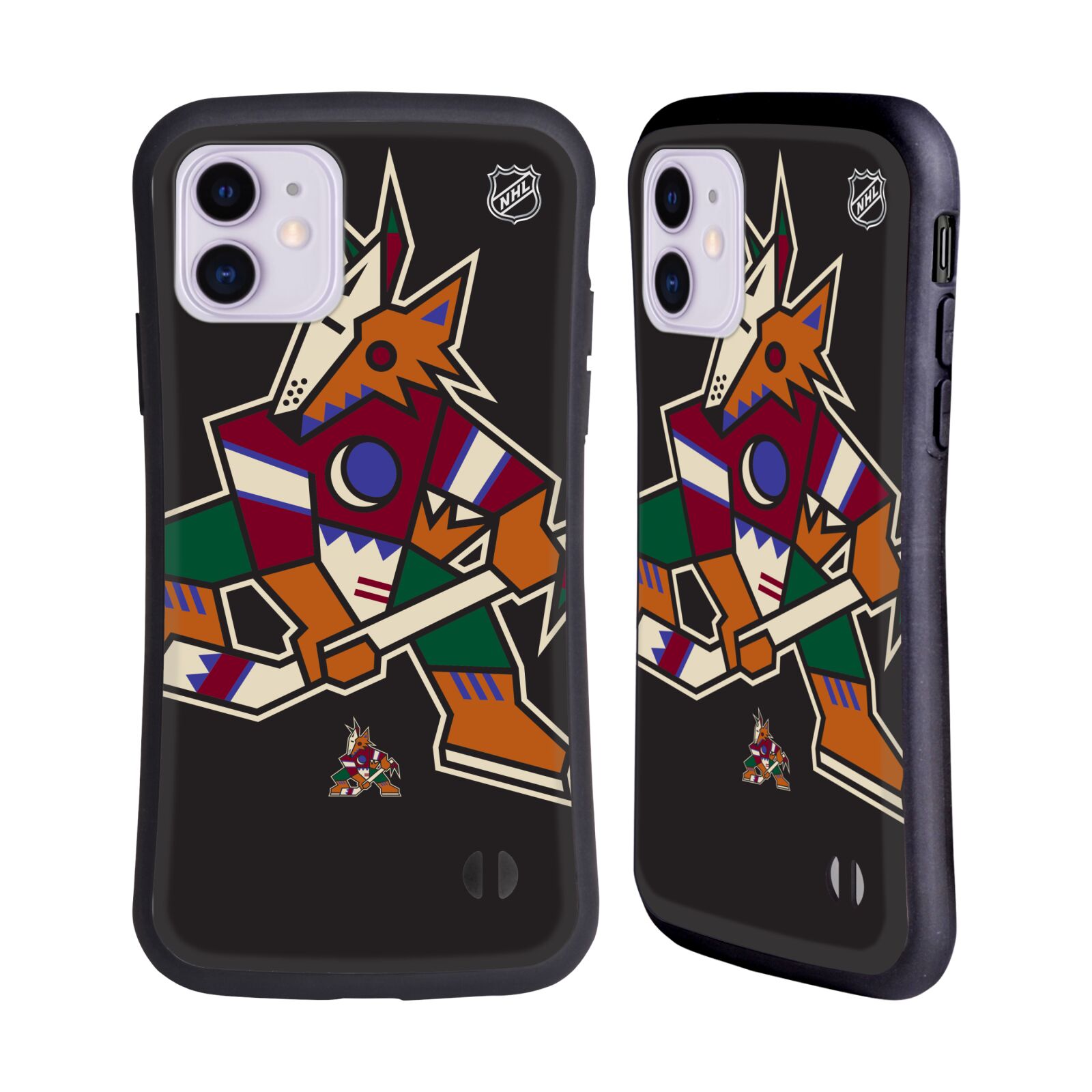 Obal na mobil Apple iPhone 11 - HEAD CASE - NHL - Arizona Coyotes velký znak