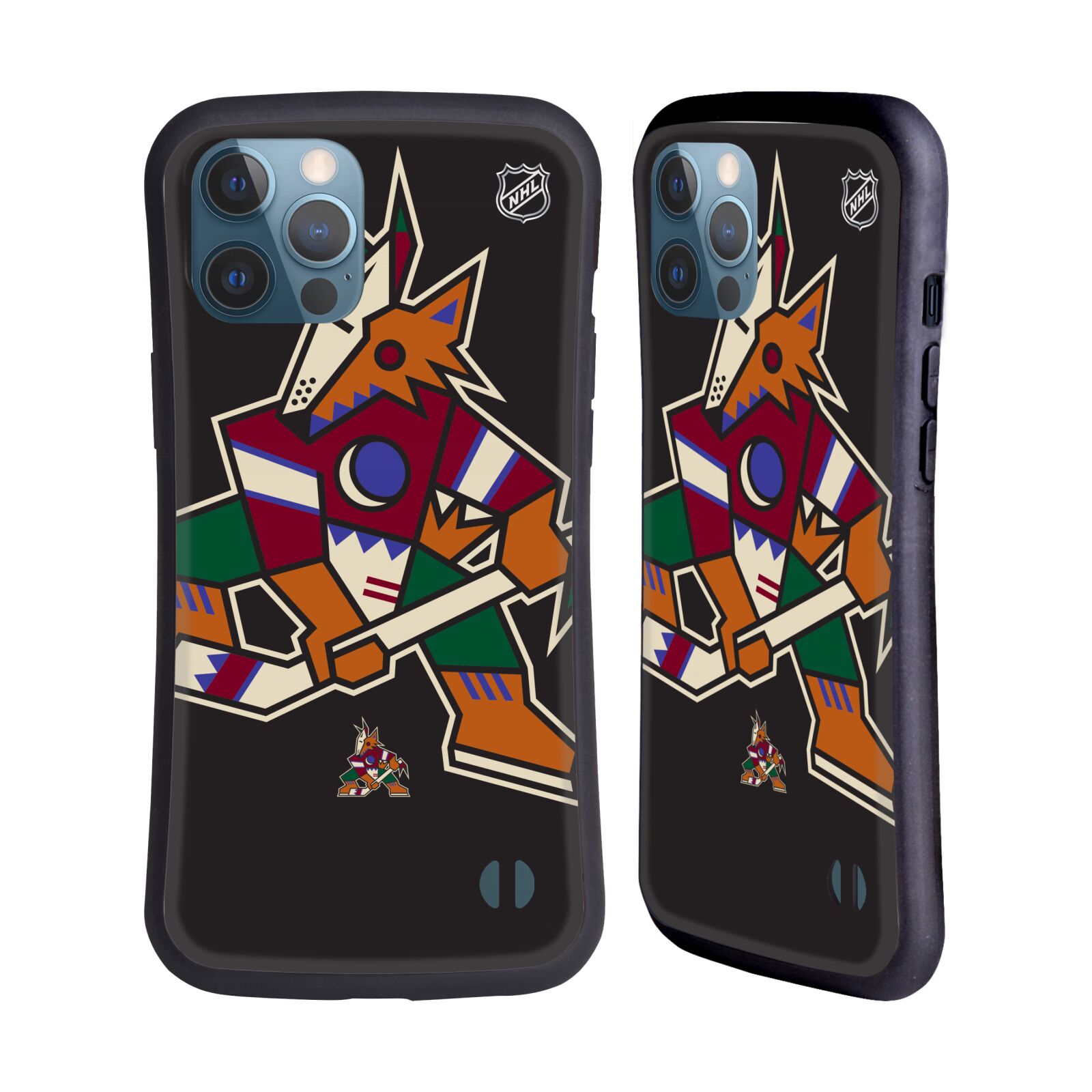 Obal na mobil Apple iPhone 12 PRO MAX - HEAD CASE - NHL - Arizona Coyotes velký znak