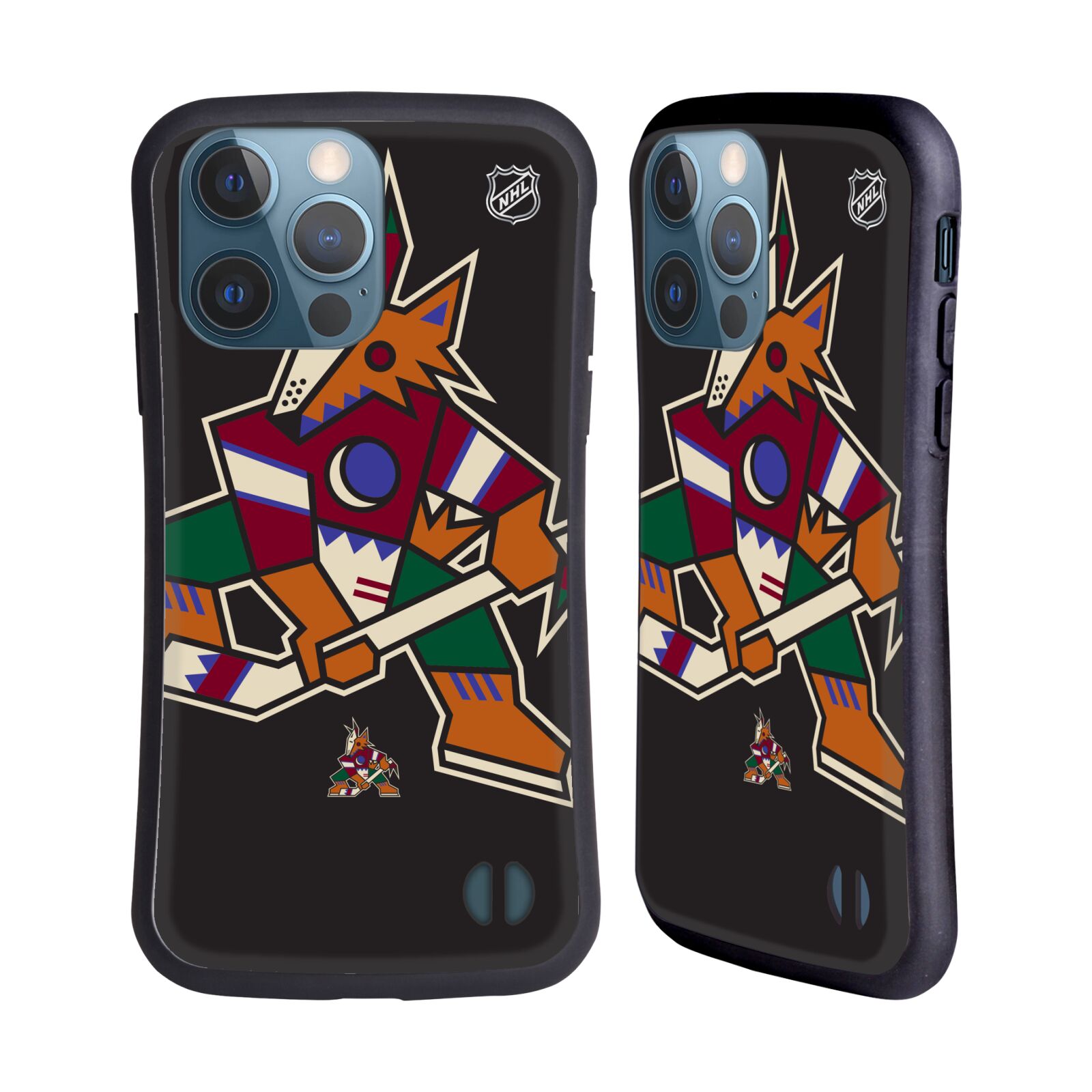 Obal na mobil Apple iPhone 13 PRO - HEAD CASE - NHL - Arizona Coyotes velký znak