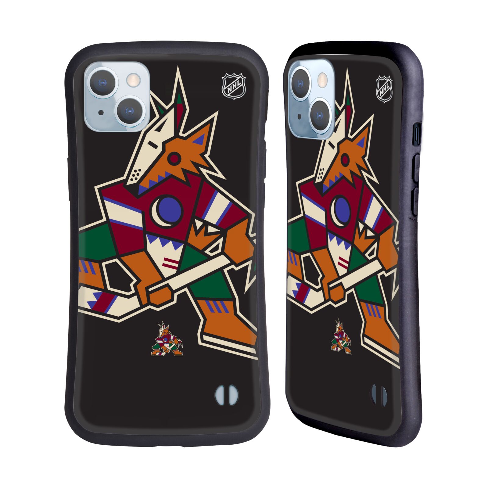 Odolný zadní obal pro mobil Apple iPhone 14 PLUS - HEAD CASE - NHL - Arizona Coyotes velký znak