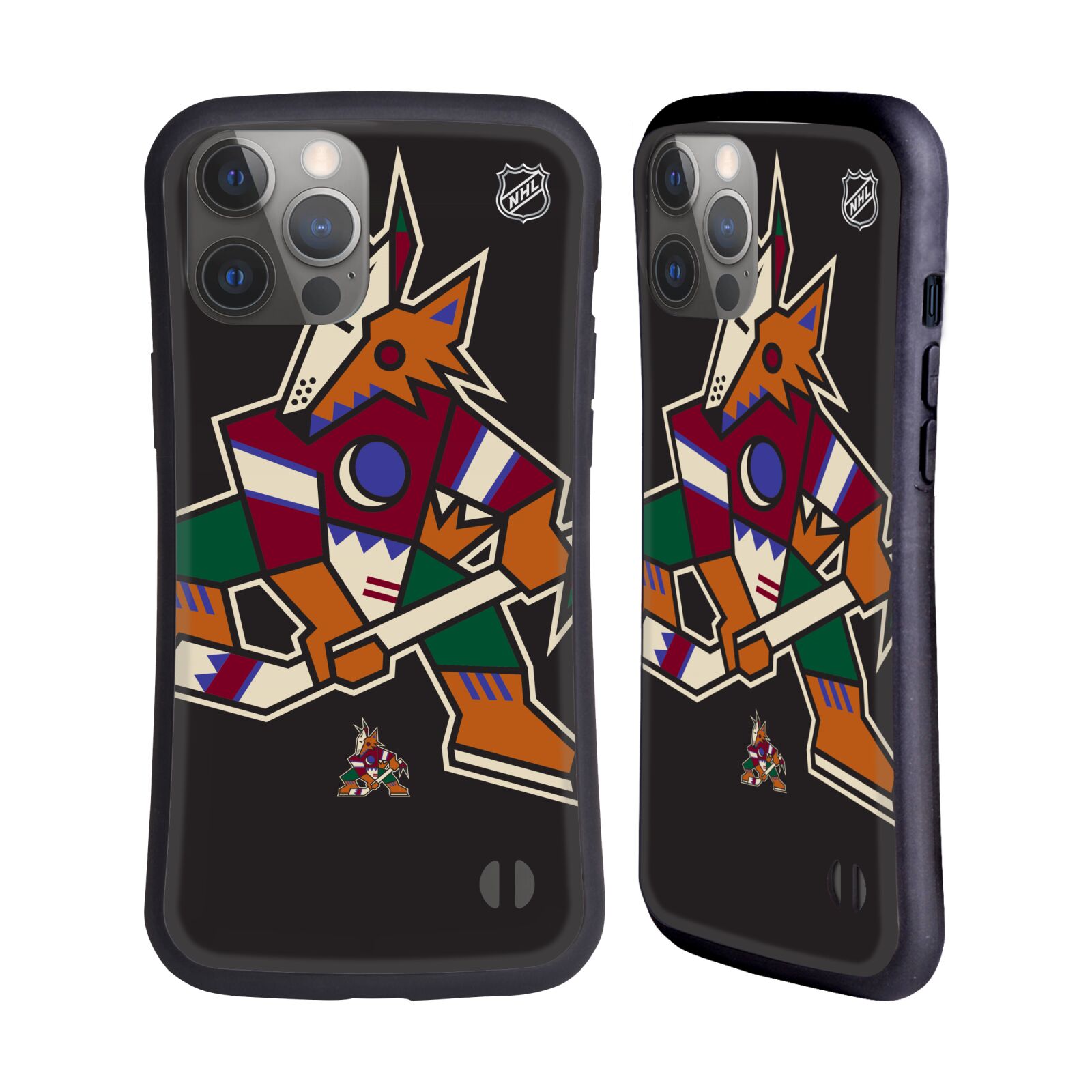 Odolný zadní obal pro mobil Apple iPhone 14 PRO MAX - HEAD CASE - NHL - Arizona Coyotes velký znak