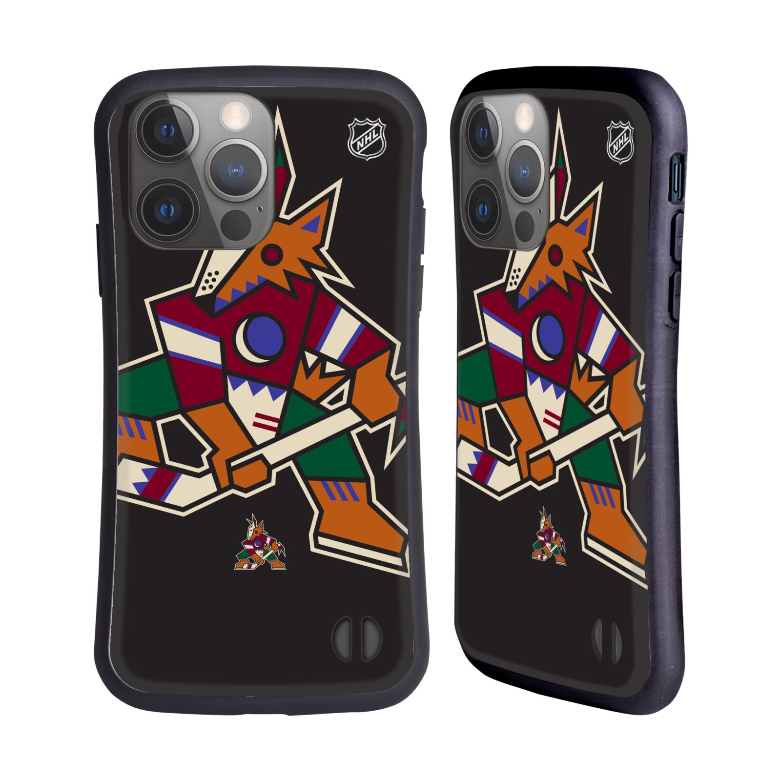 Odolný zadní obal pro mobil Apple iPhone 14 PRO - HEAD CASE - NHL - Arizona Coyotes velký znak