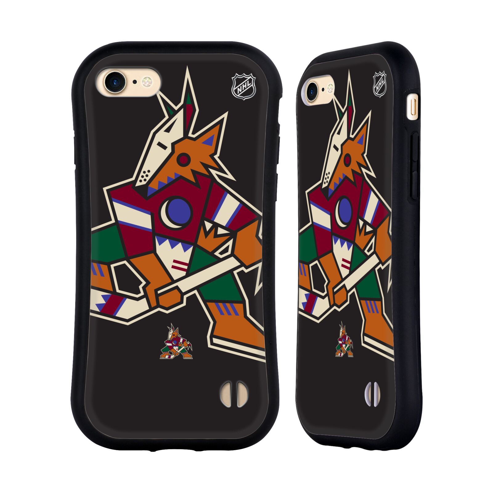 Obal na mobil Apple iPhone 7/8, SE 2020 - HEAD CASE - NHL - Arizona Coyotes velký znak