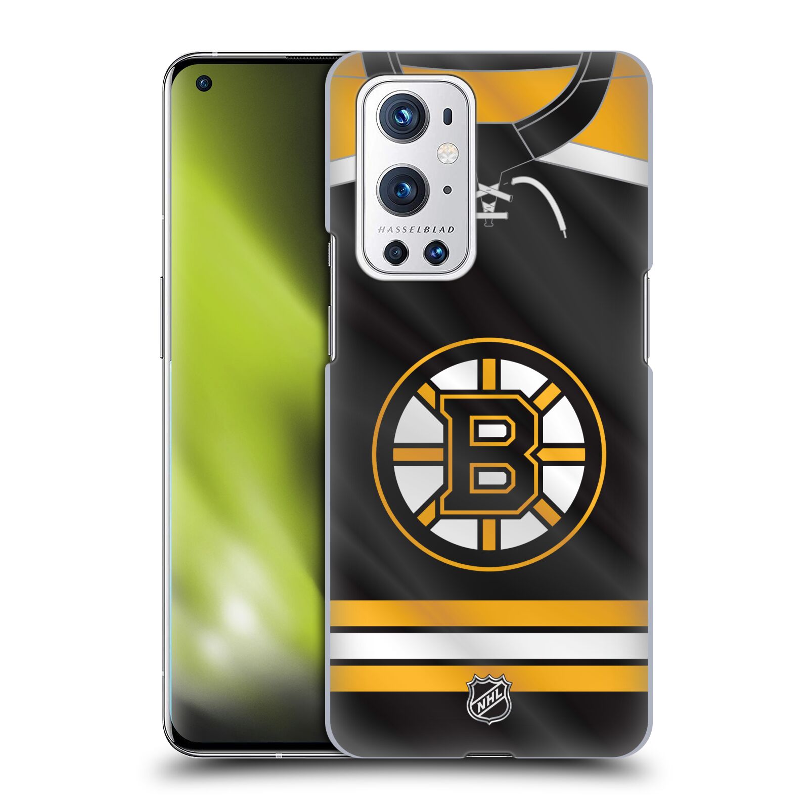 Pouzdro na mobil OnePlus 9 PRO - HEAD CASE - Hokej NHL - Boston Bruins - Hokejový dres