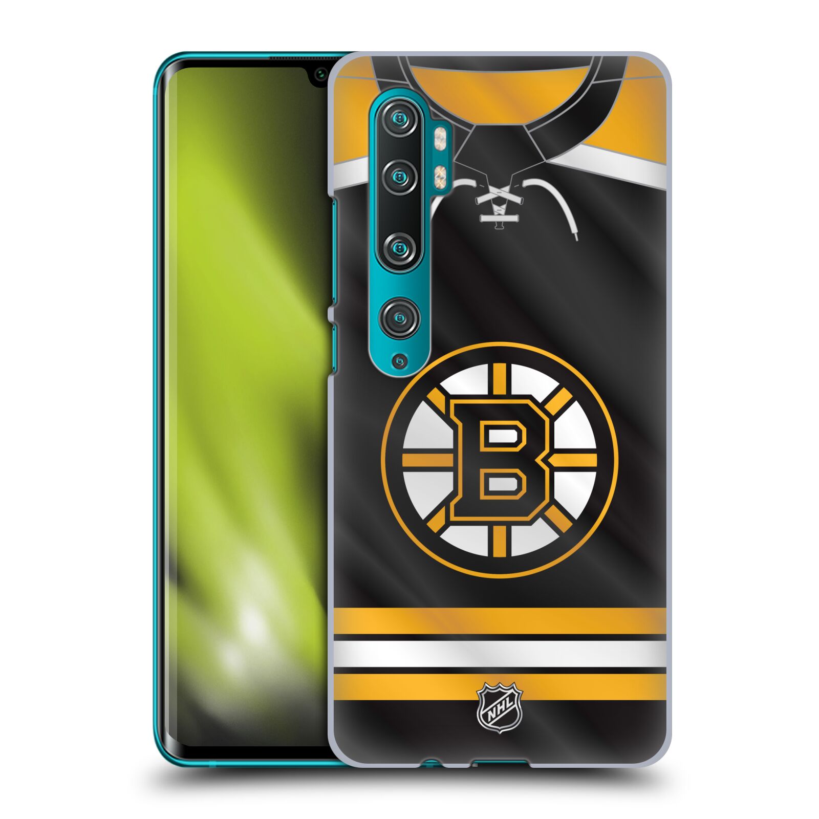 Pouzdro na mobil Xiaomi Mi Note 10 / Mi Note 10 Pro - HEAD CASE - Hokej NHL - Boston Bruins - Hokejový dres