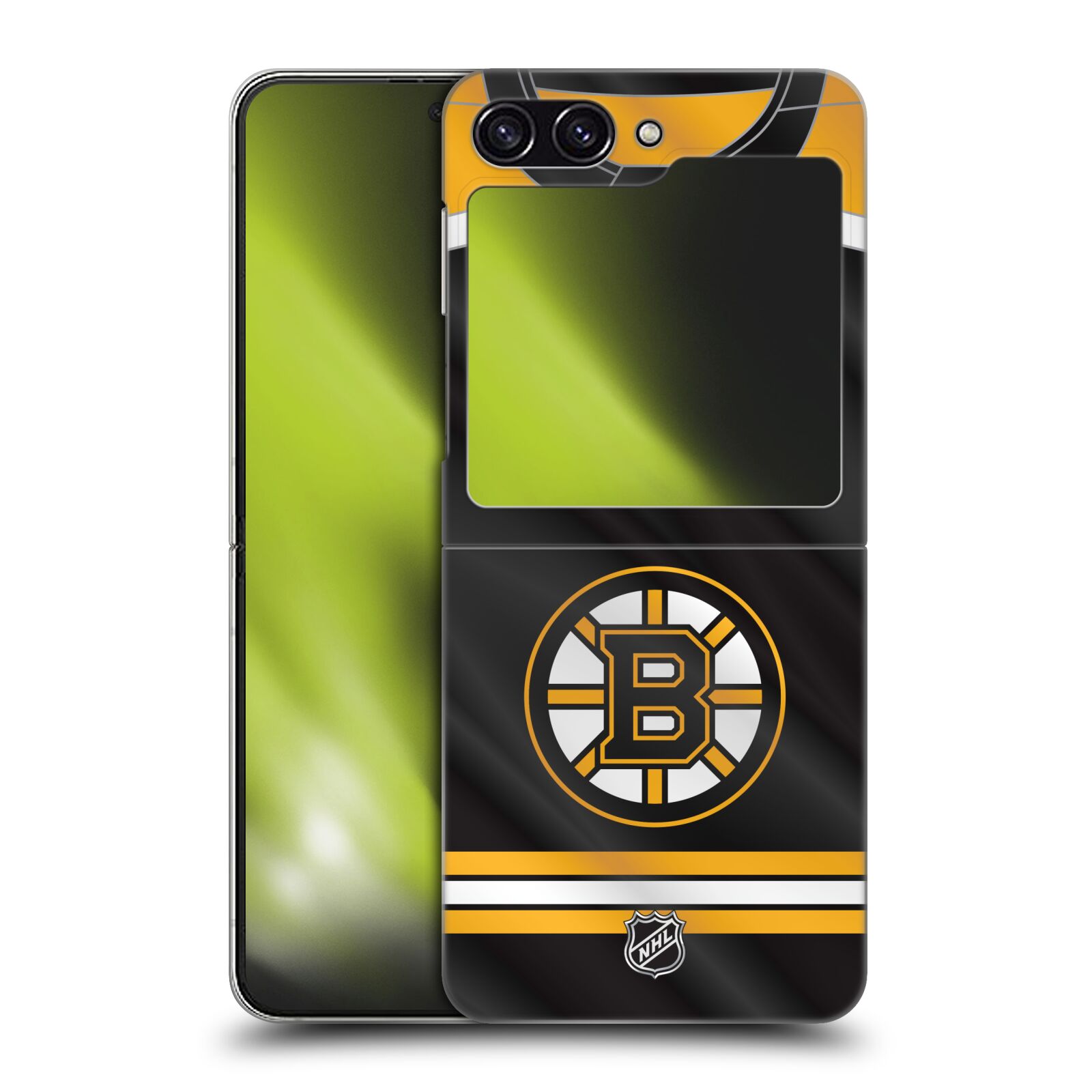 Plastový obal HEAD CASE na mobil Samsung Galaxy Z Flip 5  Hokej NHL - Boston Bruins - Hokejový dres