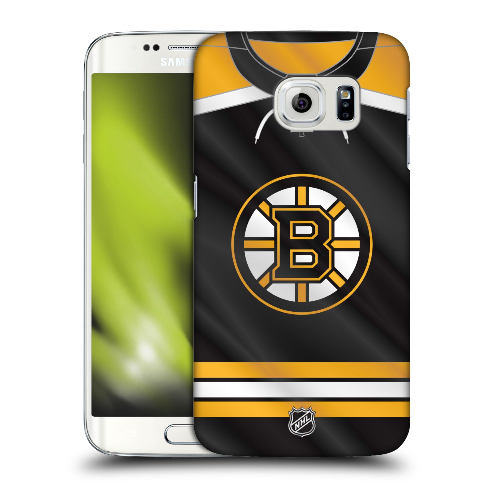 Pouzdro na mobil Samsung Galaxy S6 EDGE - HEAD CASE - Hokej NHL - Boston Bruins - Hokejový dres