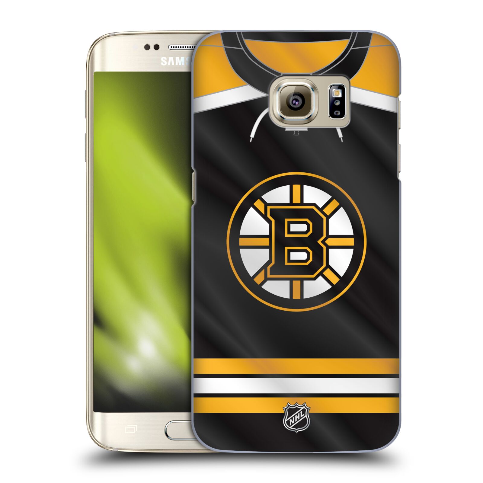 Pouzdro na mobil Samsung Galaxy S7 EDGE - HEAD CASE - Hokej NHL - Boston Bruins - Hokejový dres