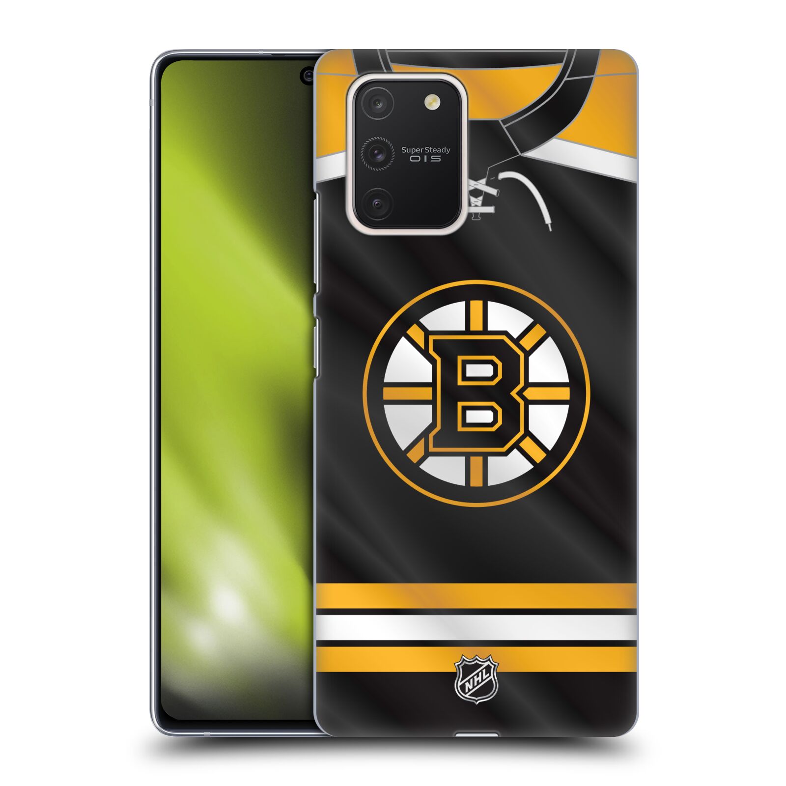 Pouzdro na mobil Samsung Galaxy S10 LITE - HEAD CASE - Hokej NHL - Boston Bruins - Hokejový dres