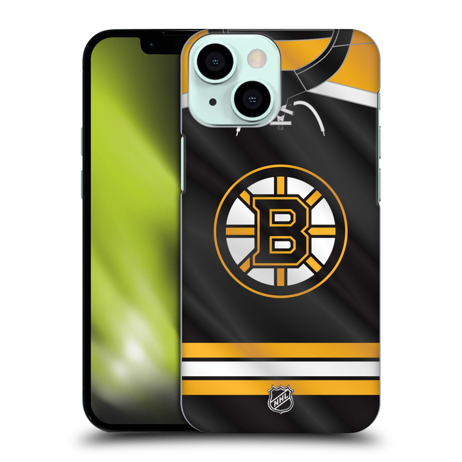 Pouzdro na mobil Apple Iphone 13 MINI - HEAD CASE - Hokej NHL - Boston Bruins - Hokejový dres
