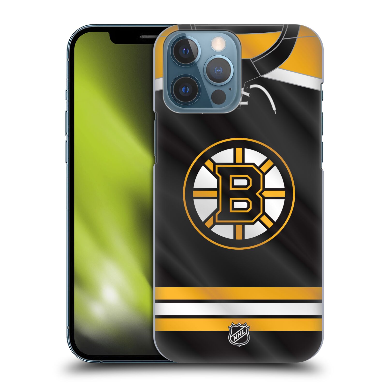 Pouzdro na mobil Apple Iphone 13 PRO MAX - HEAD CASE - Hokej NHL - Boston Bruins - Hokejový dres