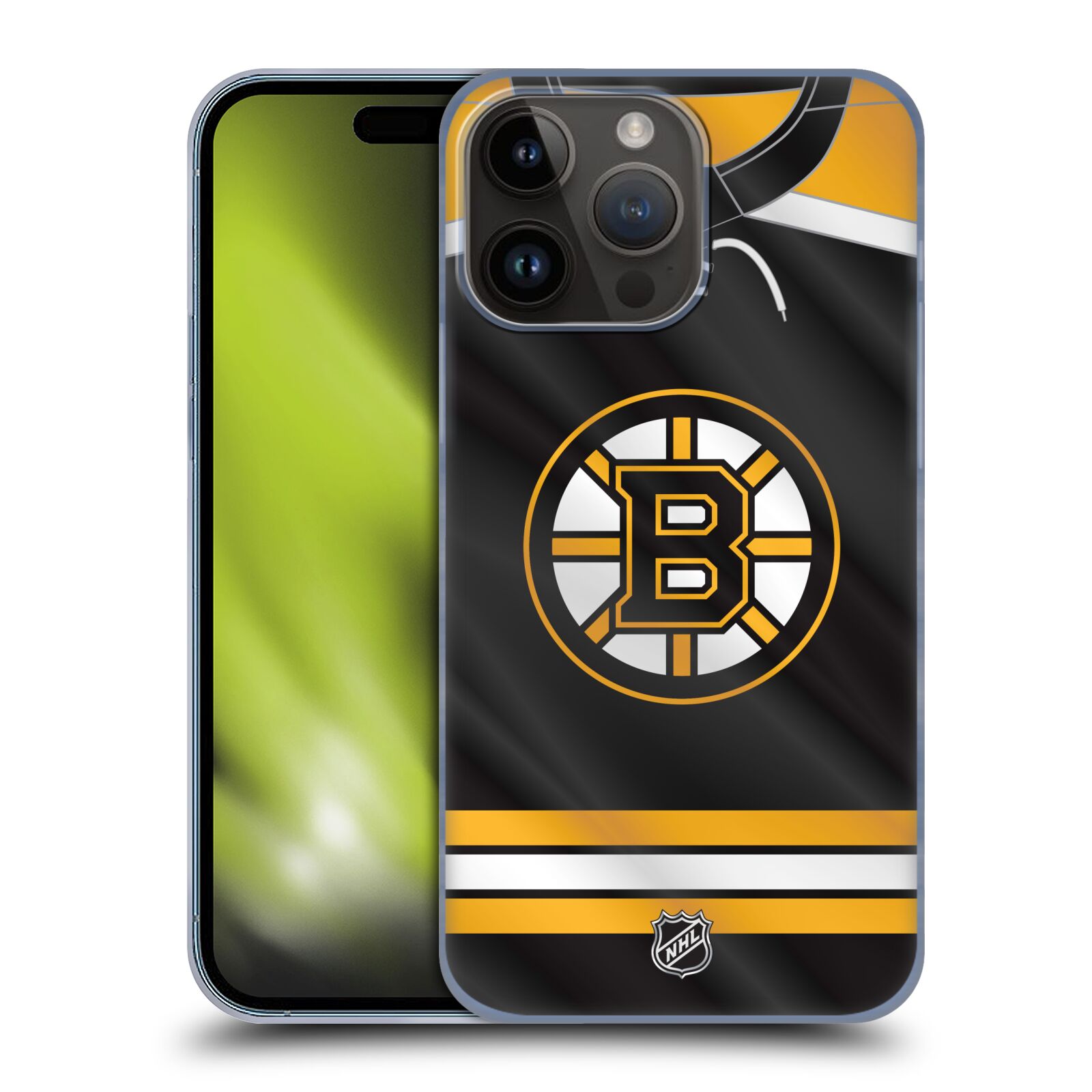 Plastový obal HEAD CASE na mobil Apple Iphone 15 PRO MAX  Hokej NHL - Boston Bruins - Hokejový dres