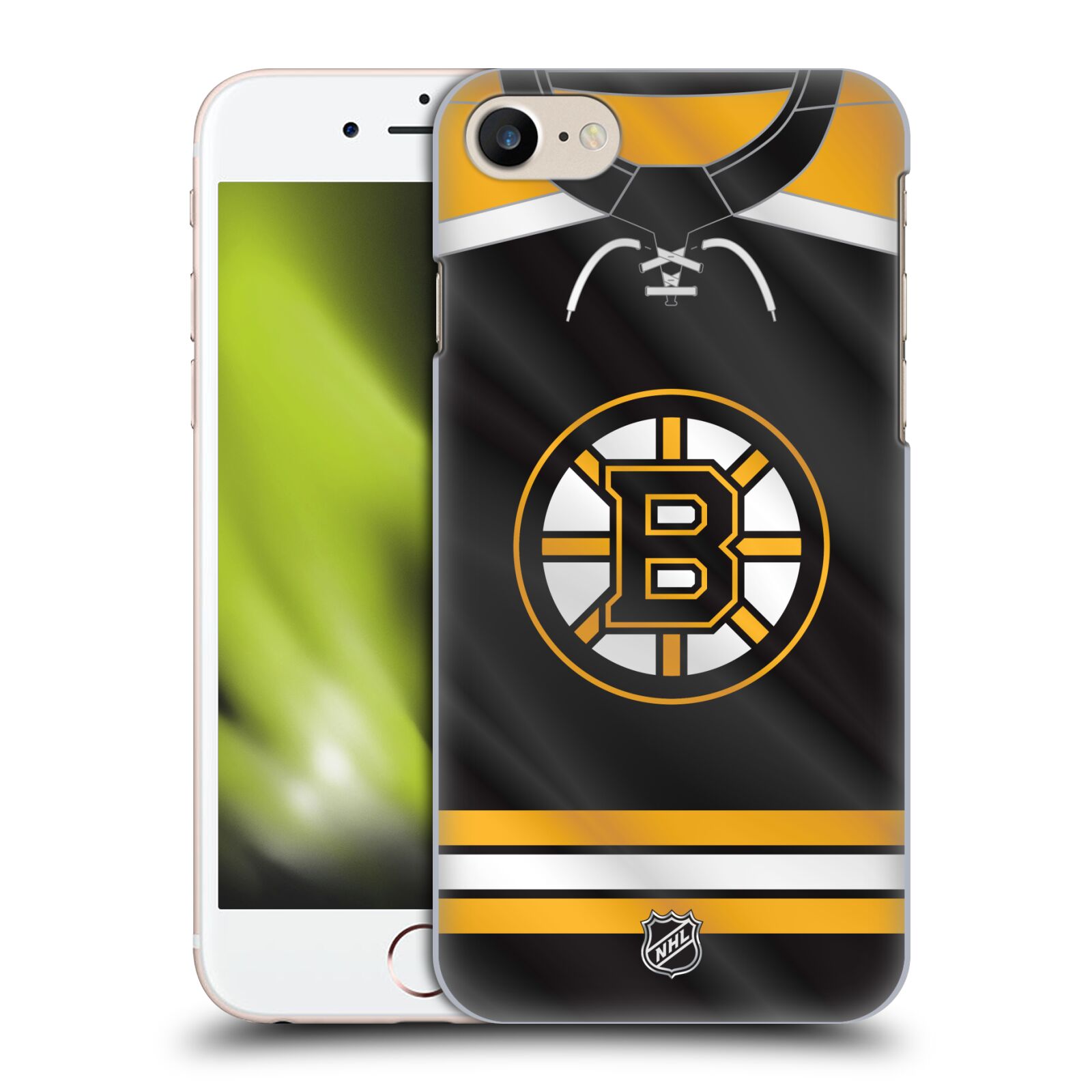Pouzdro na mobil Apple Iphone 7/8 - HEAD CASE - Hokej NHL - Boston Bruins - Hokejový dres
