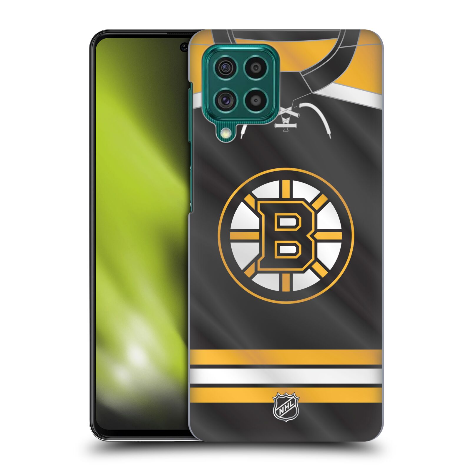 Pouzdro na mobil Samsung Galaxy M62 - HEAD CASE - Hokej NHL - Boston Bruins - Hokejový dres