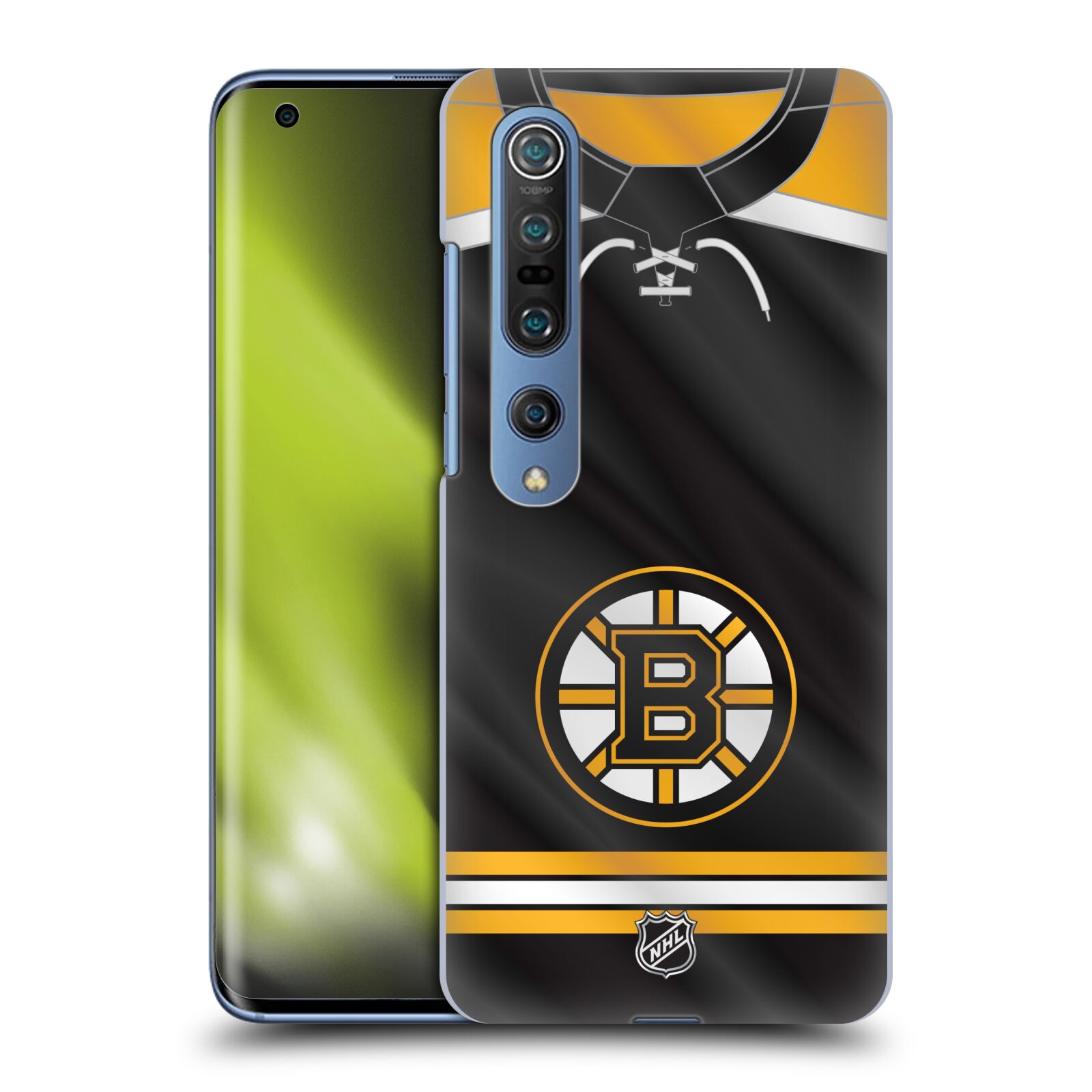 Pouzdro na mobil Xiaomi  Mi 10 5G / Mi 10 5G PRO - HEAD CASE - Hokej NHL - Boston Bruins - Hokejový dres
