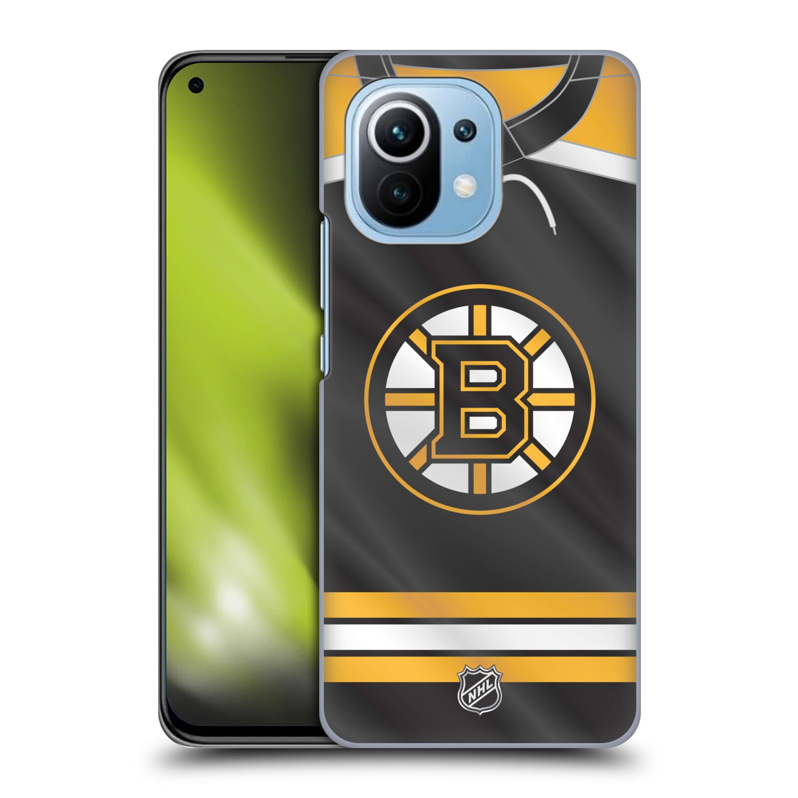 Pouzdro na mobil Xiaomi  Mi 11 - HEAD CASE - Hokej NHL - Boston Bruins - Hokejový dres