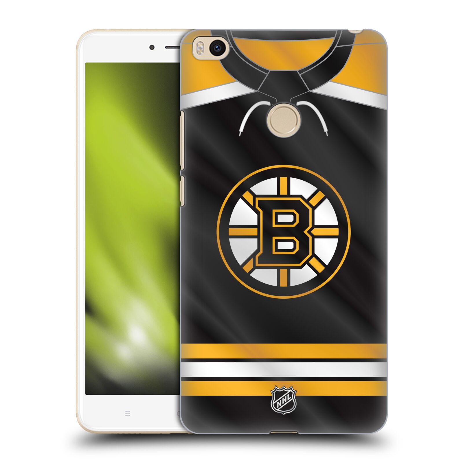 Pouzdro na mobil Xiaomi Mi Max 2 - HEAD CASE - Hokej NHL - Boston Bruins - Hokejový dres