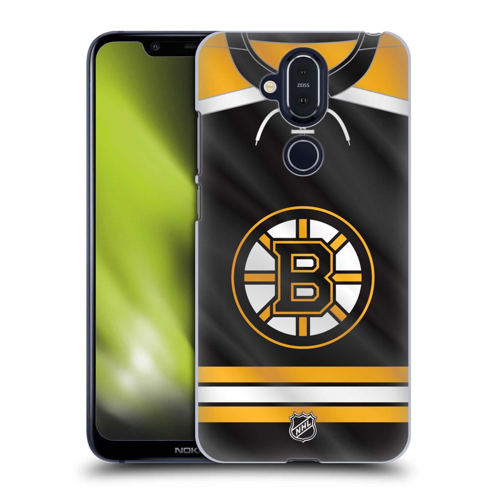 Pouzdro na mobil NOKIA 8.1 - HEAD CASE - Hokej NHL - Boston Bruins - Hokejový dres