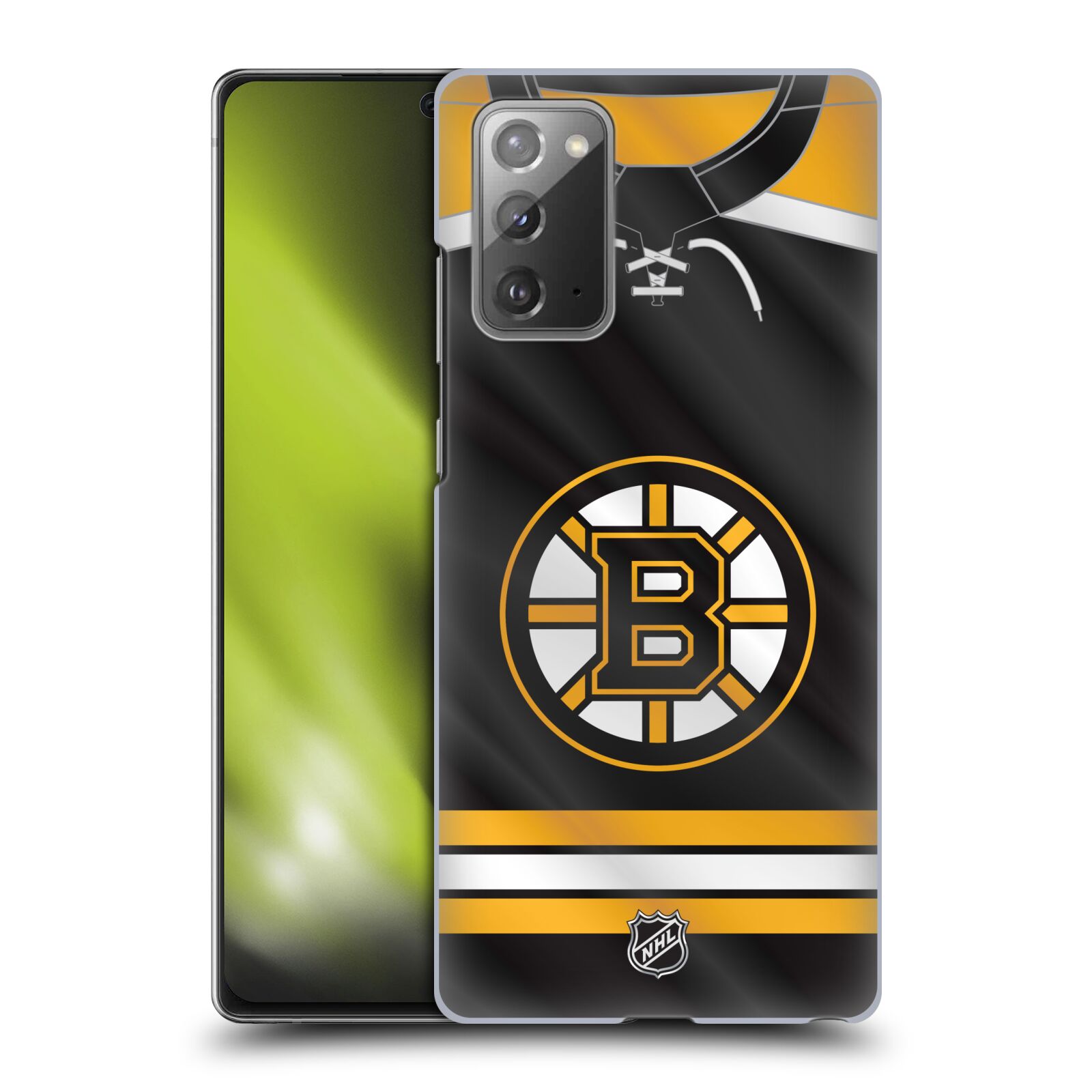 Pouzdro na mobil Samsung Galaxy Note 20 - HEAD CASE - Hokej NHL - Boston Bruins - Hokejový dres