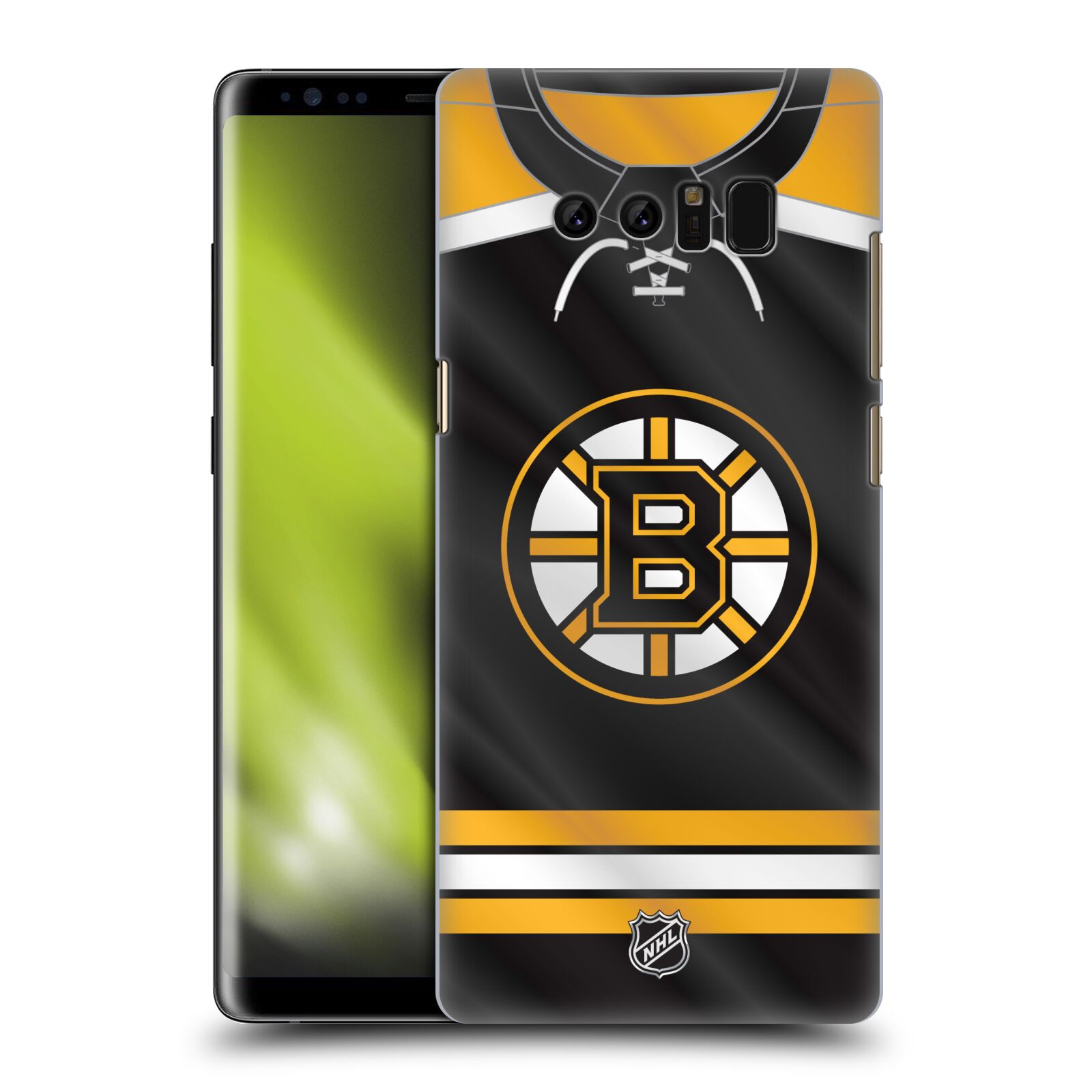 Pouzdro na mobil Samsung Galaxy Note 8 - HEAD CASE - Hokej NHL - Boston Bruins - Hokejový dres