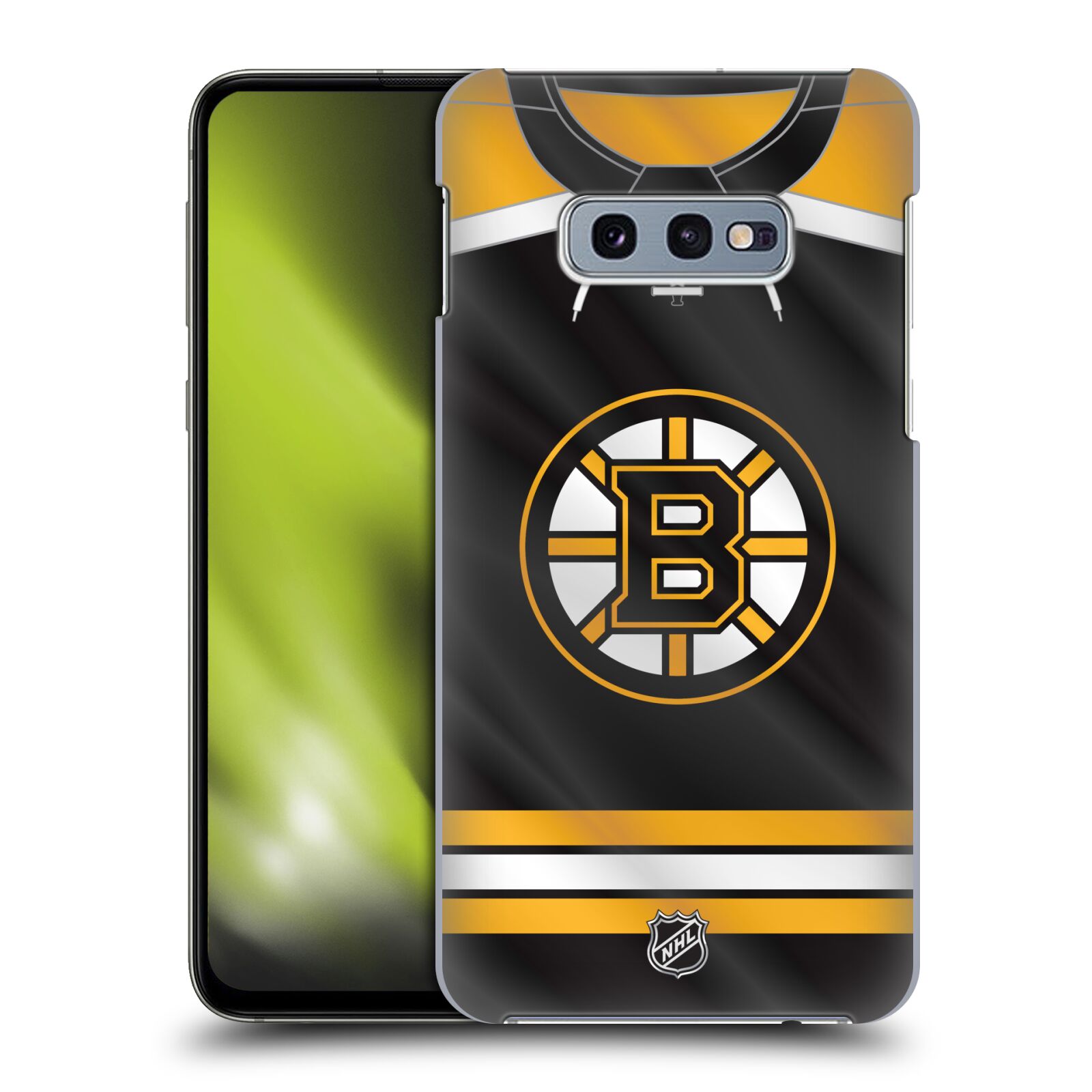 Pouzdro na mobil Samsung Galaxy S10e - HEAD CASE - Hokej NHL - Boston Bruins - Hokejový dres