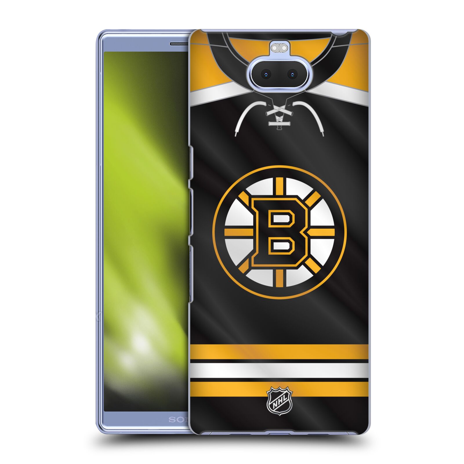 Pouzdro na mobil Sony Xperia 10 - HEAD CASE - Hokej NHL - Boston Bruins - Hokejový dres