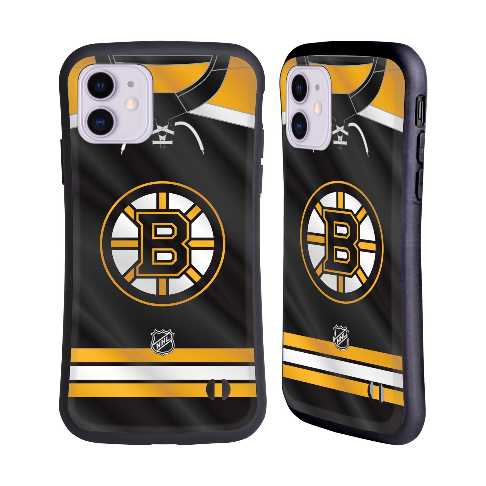Obal na mobil Apple iPhone 11 - HEAD CASE - NHL - Boston Bruins znak na dresu