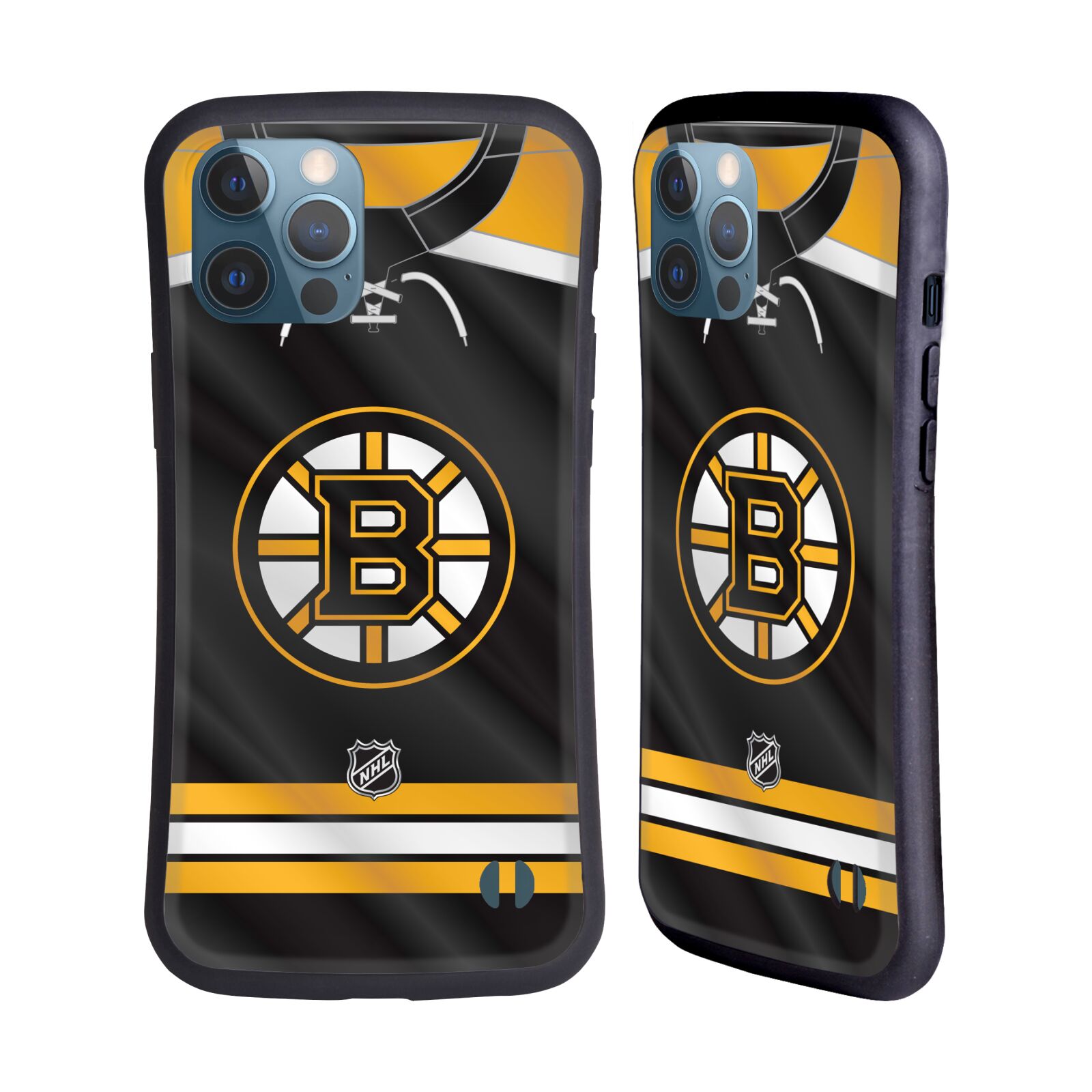 Obal na mobil Apple iPhone 12 PRO MAX - HEAD CASE - NHL - Boston Bruins znak na dresu