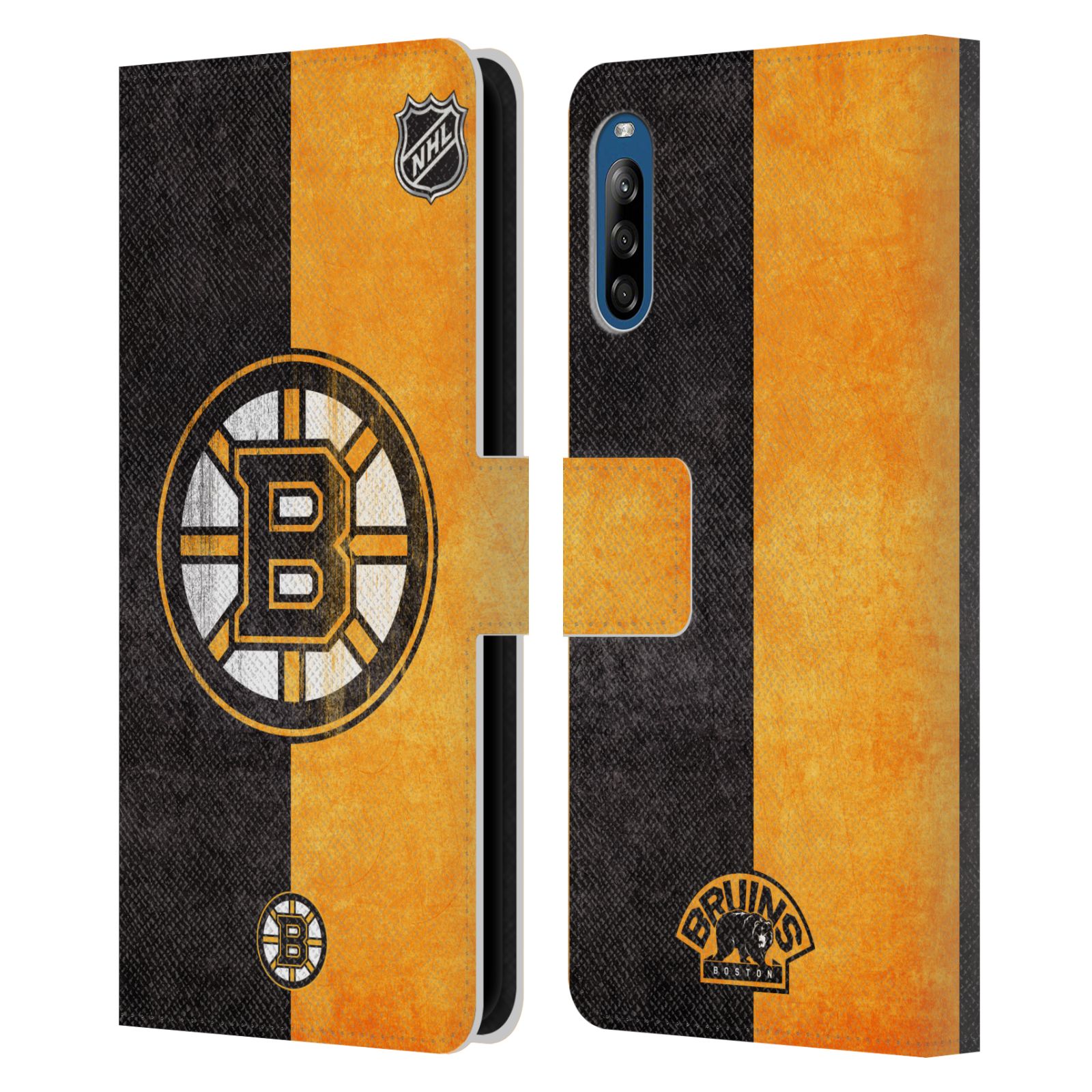 Pouzdro pro mobil Sony Xperia L4 - HEAD CASE - NHL - Boston Bruins - Vintage Znak