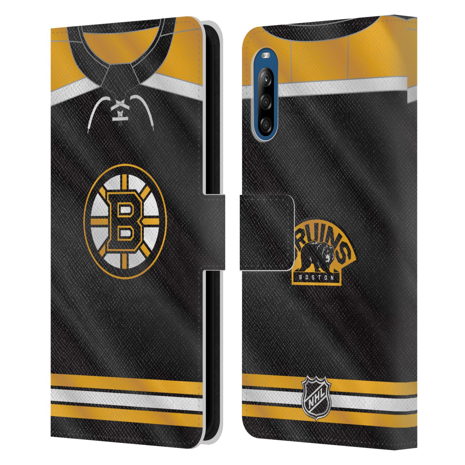 Pouzdro pro mobil Sony Xperia L4 - HEAD CASE - NHL - Boston Bruins - Dres