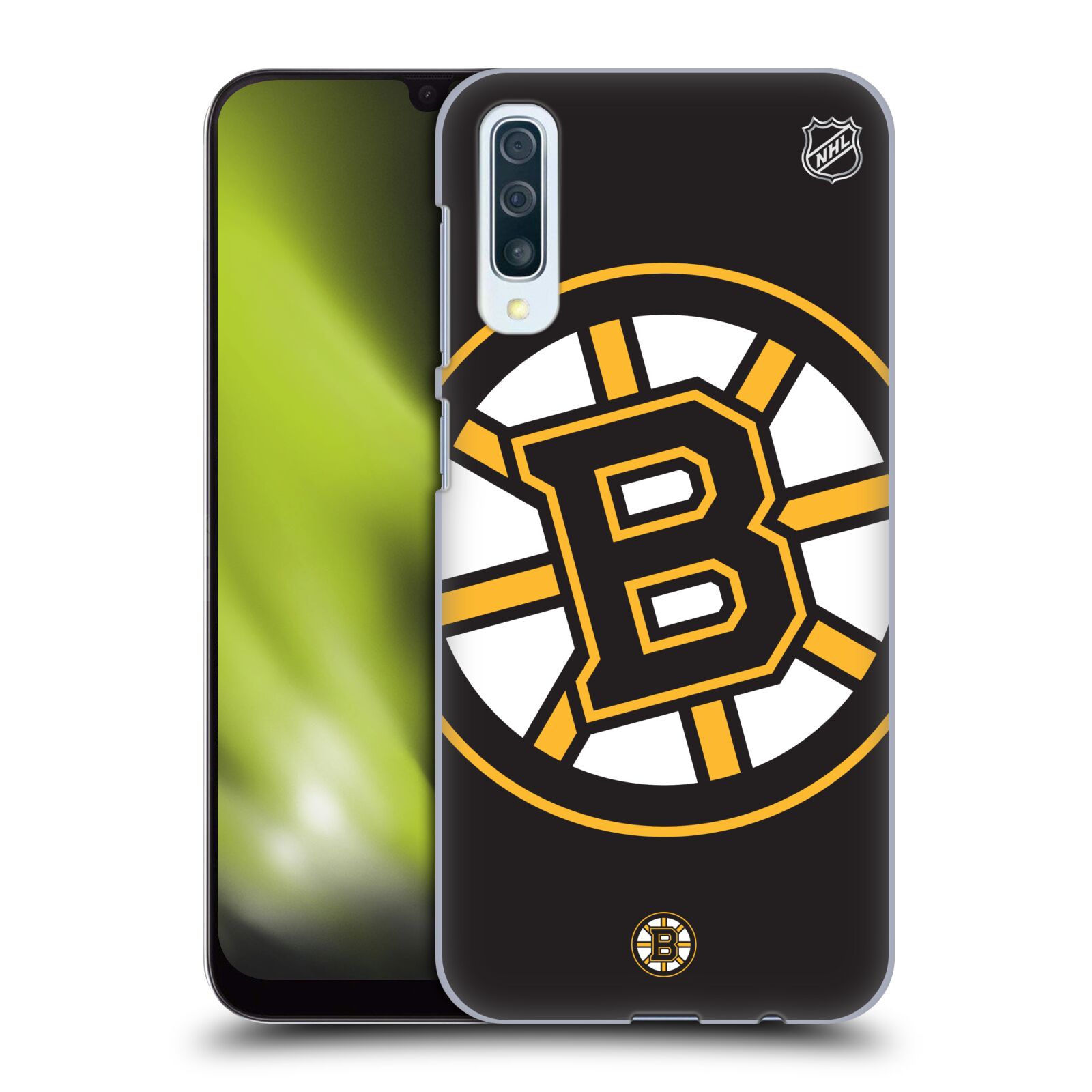 Pouzdro na mobil Samsung Galaxy A50 - HEAD CASE - Hokej NHL - Boston Bruins - velký znak
