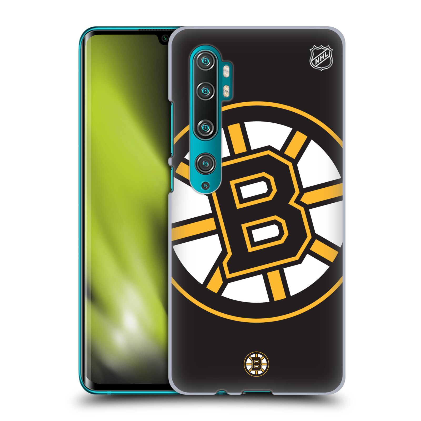 Pouzdro na mobil Xiaomi Mi Note 10 / Mi Note 10 Pro - HEAD CASE - Hokej NHL - Boston Bruins - velký znak