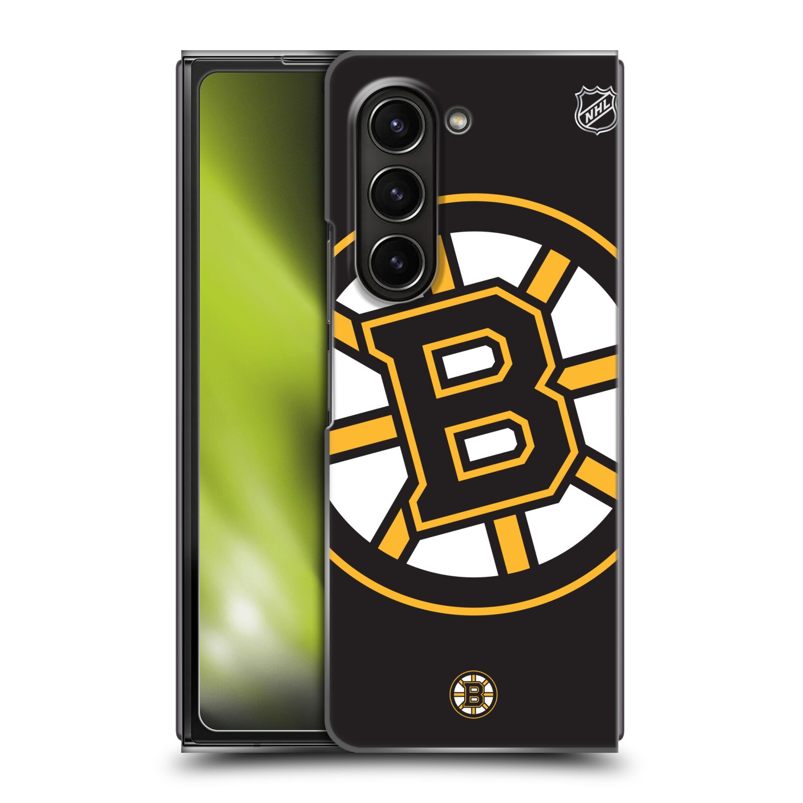 Plastový obal HEAD CASE na mobil Samsung Galaxy Z Fold 5  Hokej NHL - Boston Bruins - velký znak