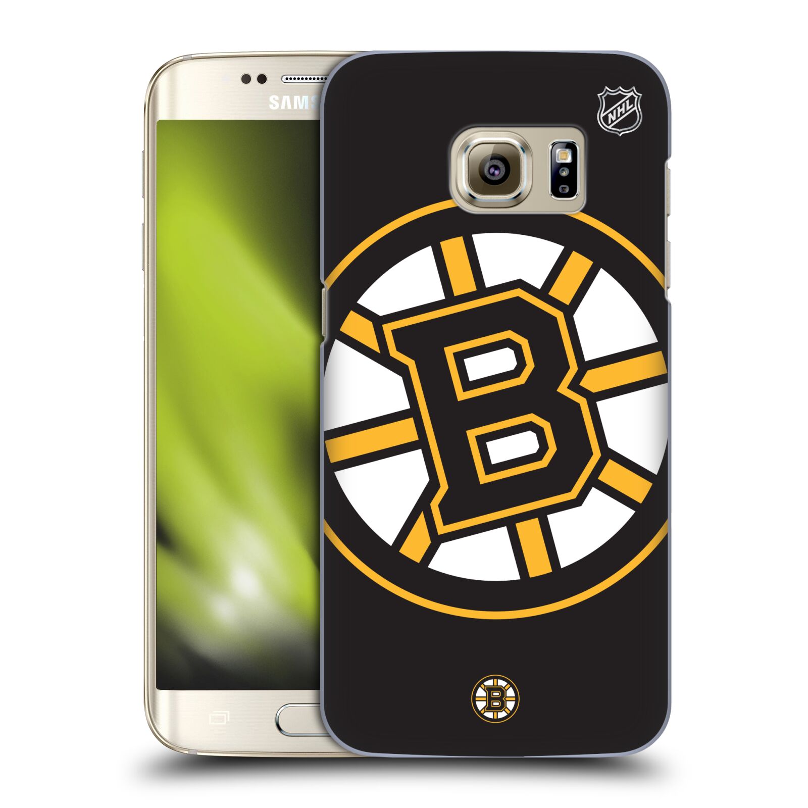 Pouzdro na mobil Samsung Galaxy S7 EDGE - HEAD CASE - Hokej NHL - Boston Bruins - velký znak