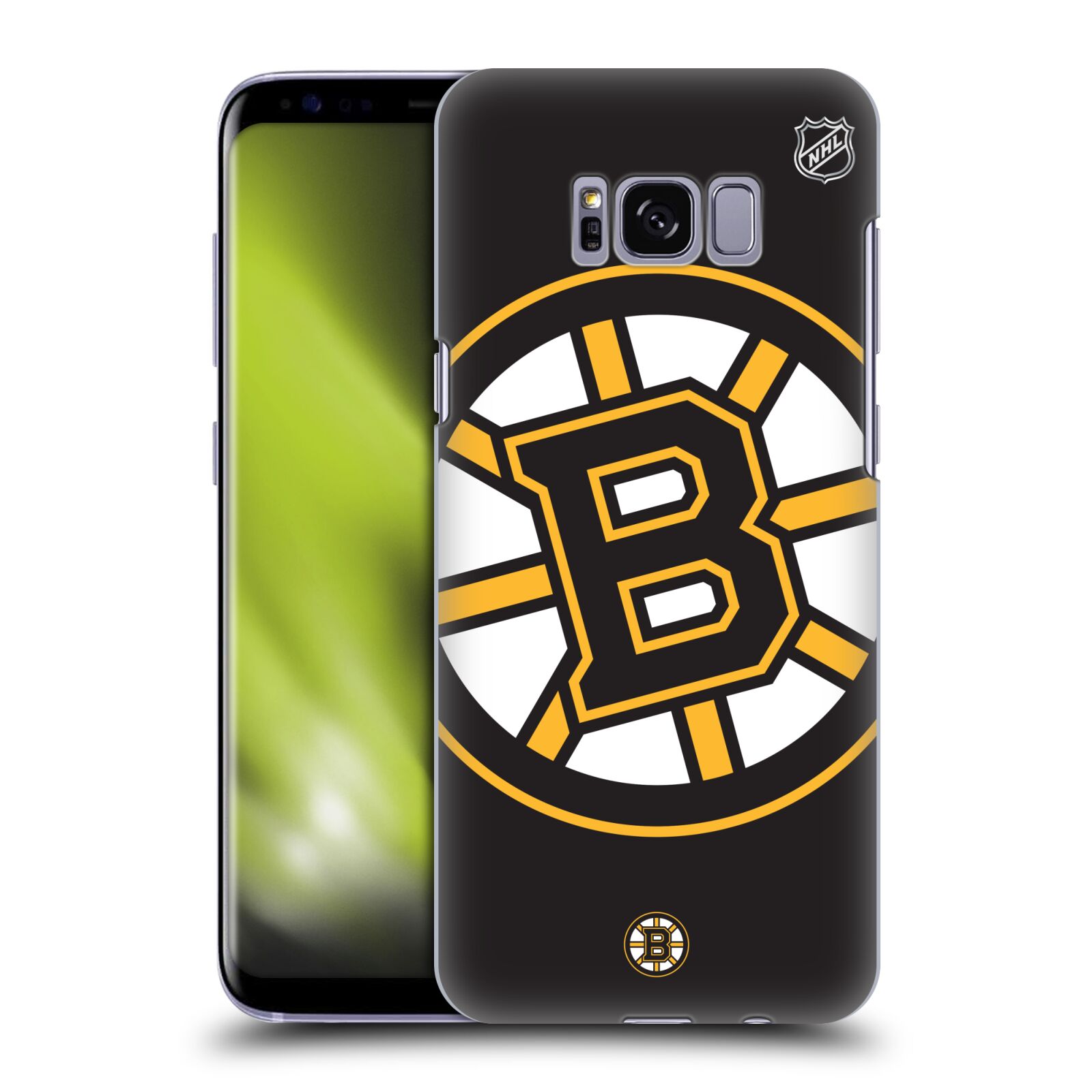 Pouzdro na mobil Samsung Galaxy S8 - HEAD CASE - Hokej NHL - Boston Bruins - velký znak