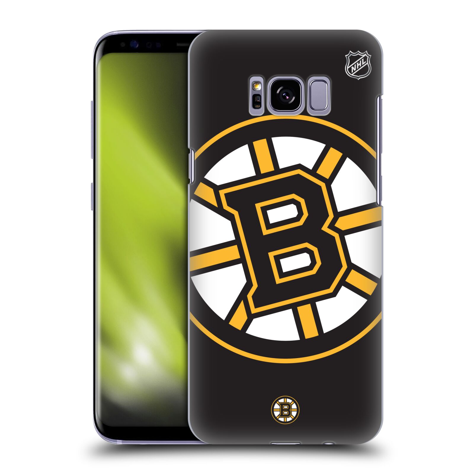 Pouzdro na mobil Samsung Galaxy S8 PLUS - HEAD CASE - Hokej NHL - Boston Bruins - velký znak