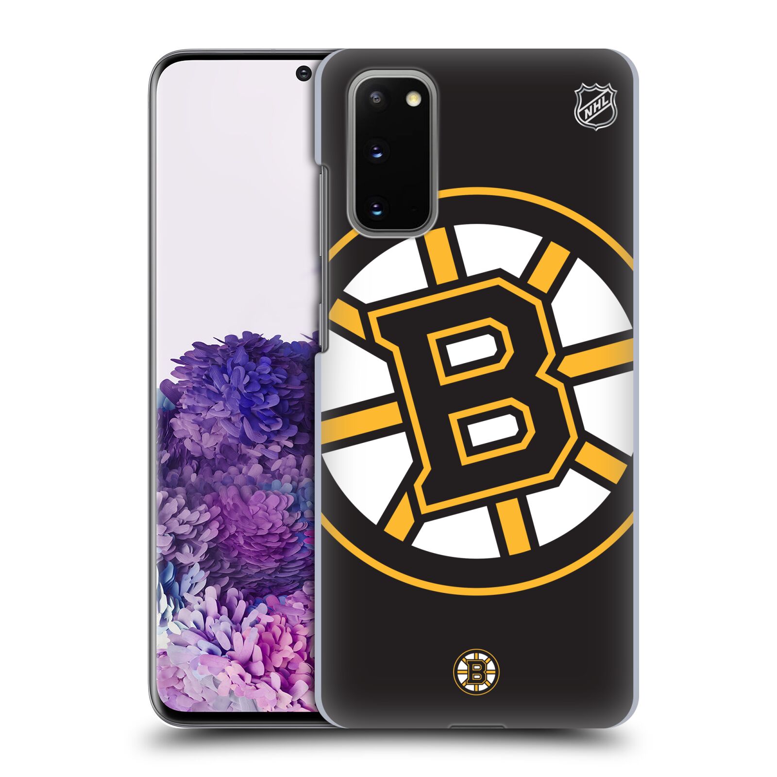 Pouzdro na mobil Samsung Galaxy S20 - HEAD CASE - Hokej NHL - Boston Bruins - velký znak