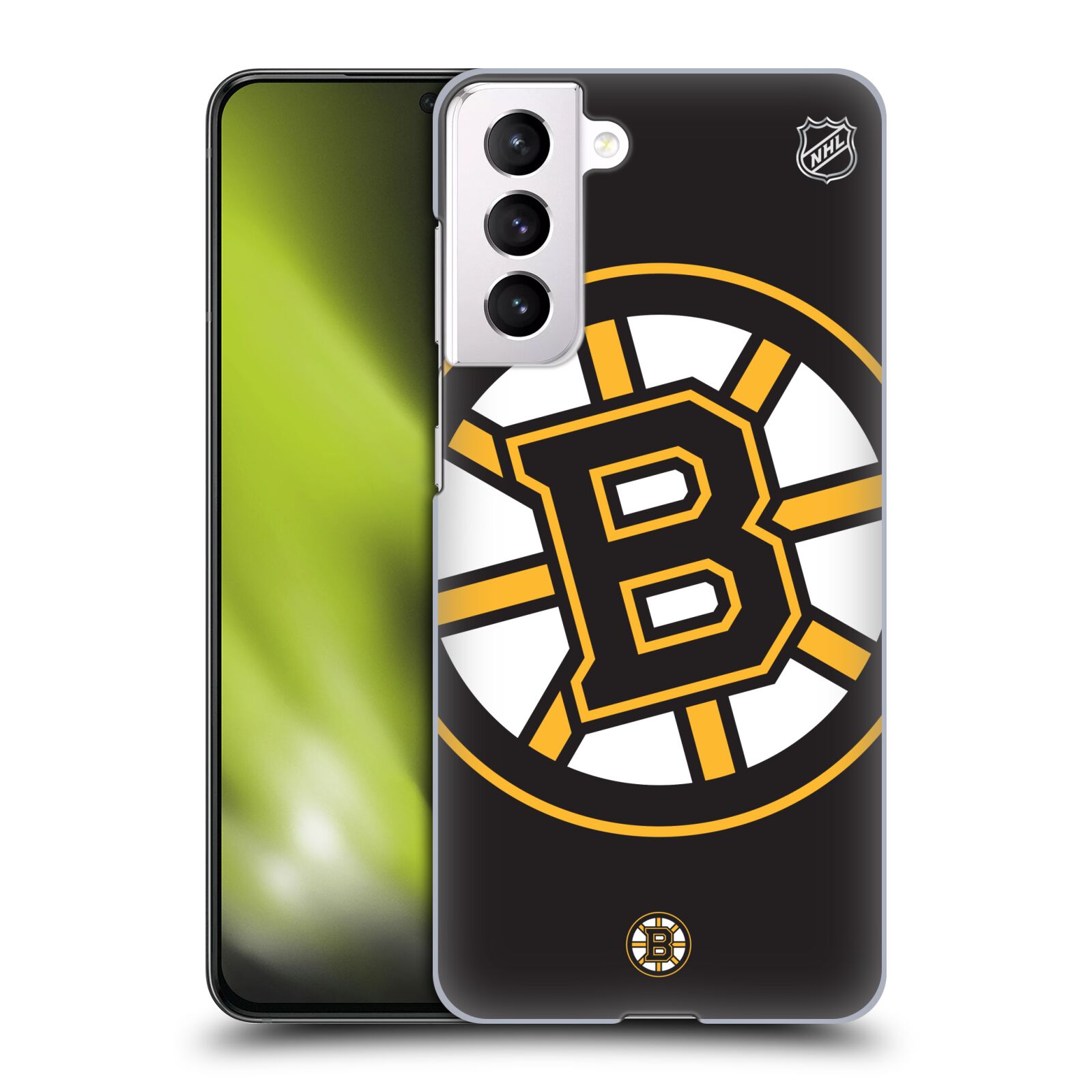 Pouzdro na mobil Samsung Galaxy S21 5G - HEAD CASE - Hokej NHL - Boston Bruins - velký znak