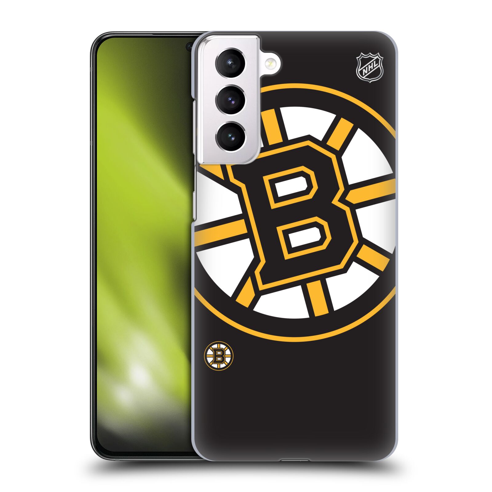 Pouzdro na mobil Samsung Galaxy S21+ 5G - HEAD CASE - Hokej NHL - Boston Bruins - velký znak