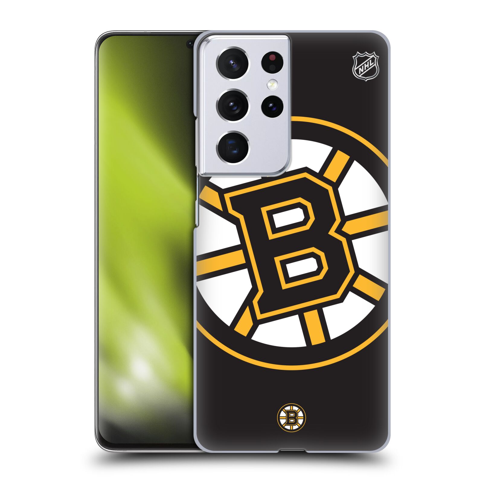 Pouzdro na mobil Samsung Galaxy S21 Ultra 5G - HEAD CASE - Hokej NHL - Boston Bruins - velký znak