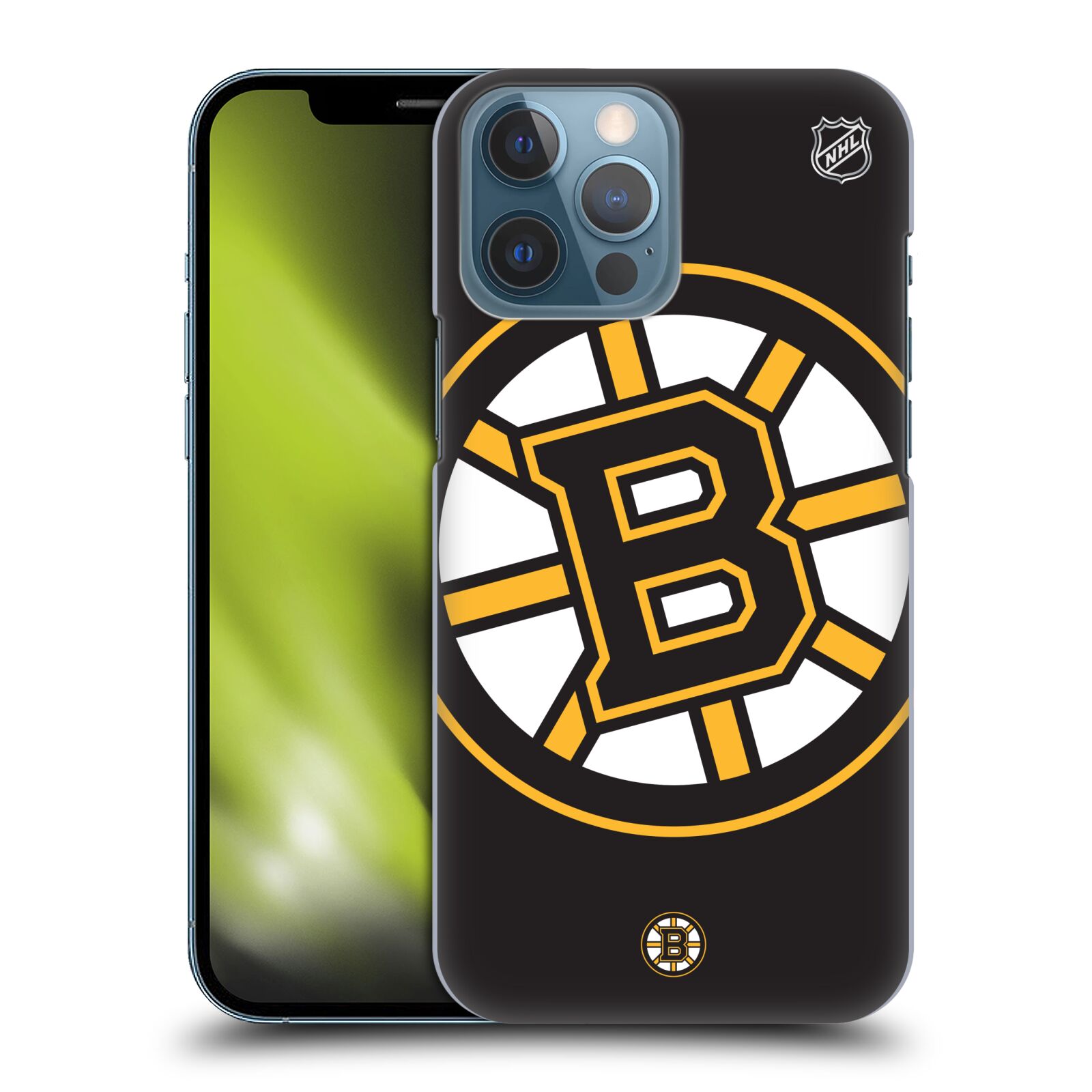 Pouzdro na mobil Apple Iphone 13 PRO MAX - HEAD CASE - Hokej NHL - Boston Bruins - velký znak