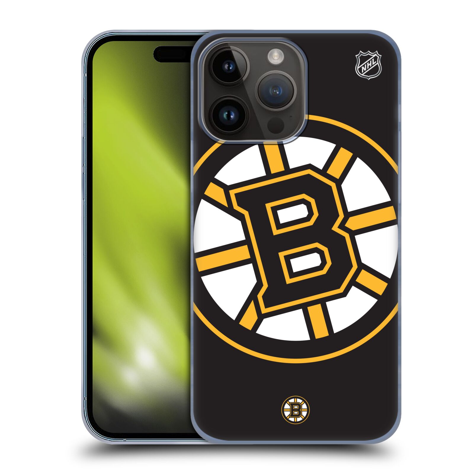 Plastový obal HEAD CASE na mobil Apple Iphone 15 PRO MAX  Hokej NHL - Boston Bruins - velký znak