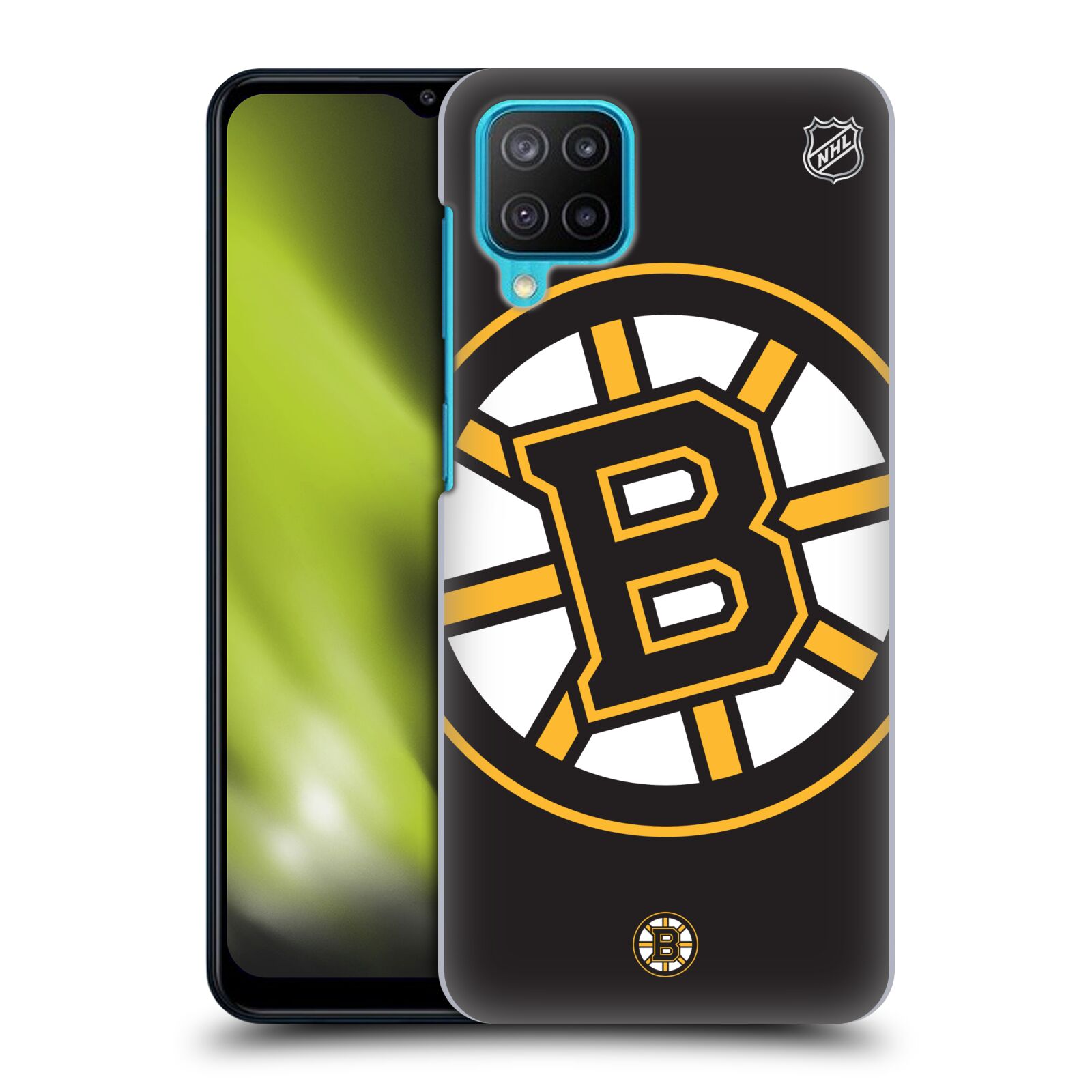Pouzdro na mobil Samsung Galaxy M12 - HEAD CASE - Hokej NHL - Boston Bruins - velký znak