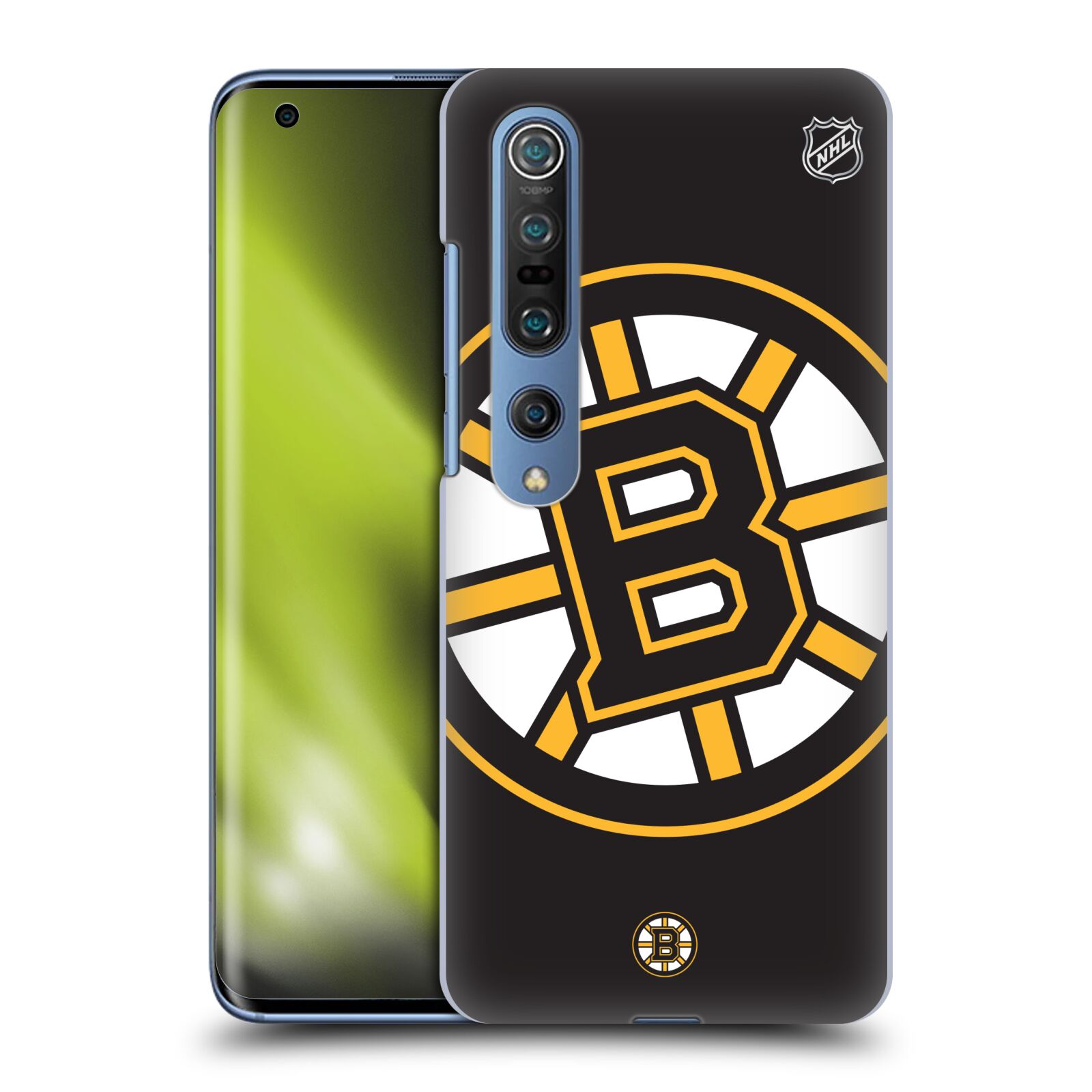 Pouzdro na mobil Xiaomi  Mi 10 5G / Mi 10 5G PRO - HEAD CASE - Hokej NHL - Boston Bruins - velký znak