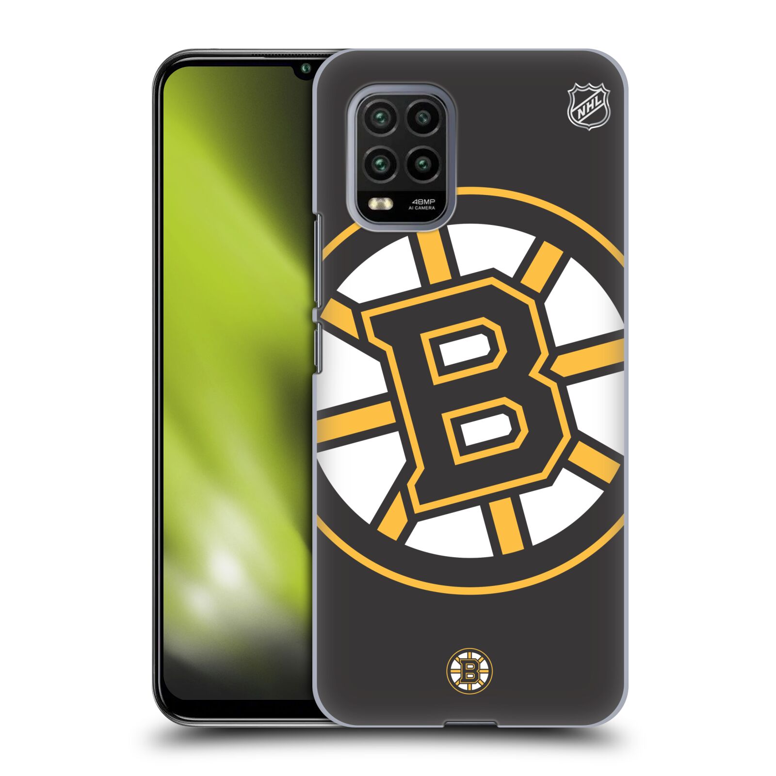Pouzdro na mobil Xiaomi  Mi 10 LITE / Mi 10 LITE 5G - HEAD CASE - Hokej NHL - Boston Bruins - velký znak